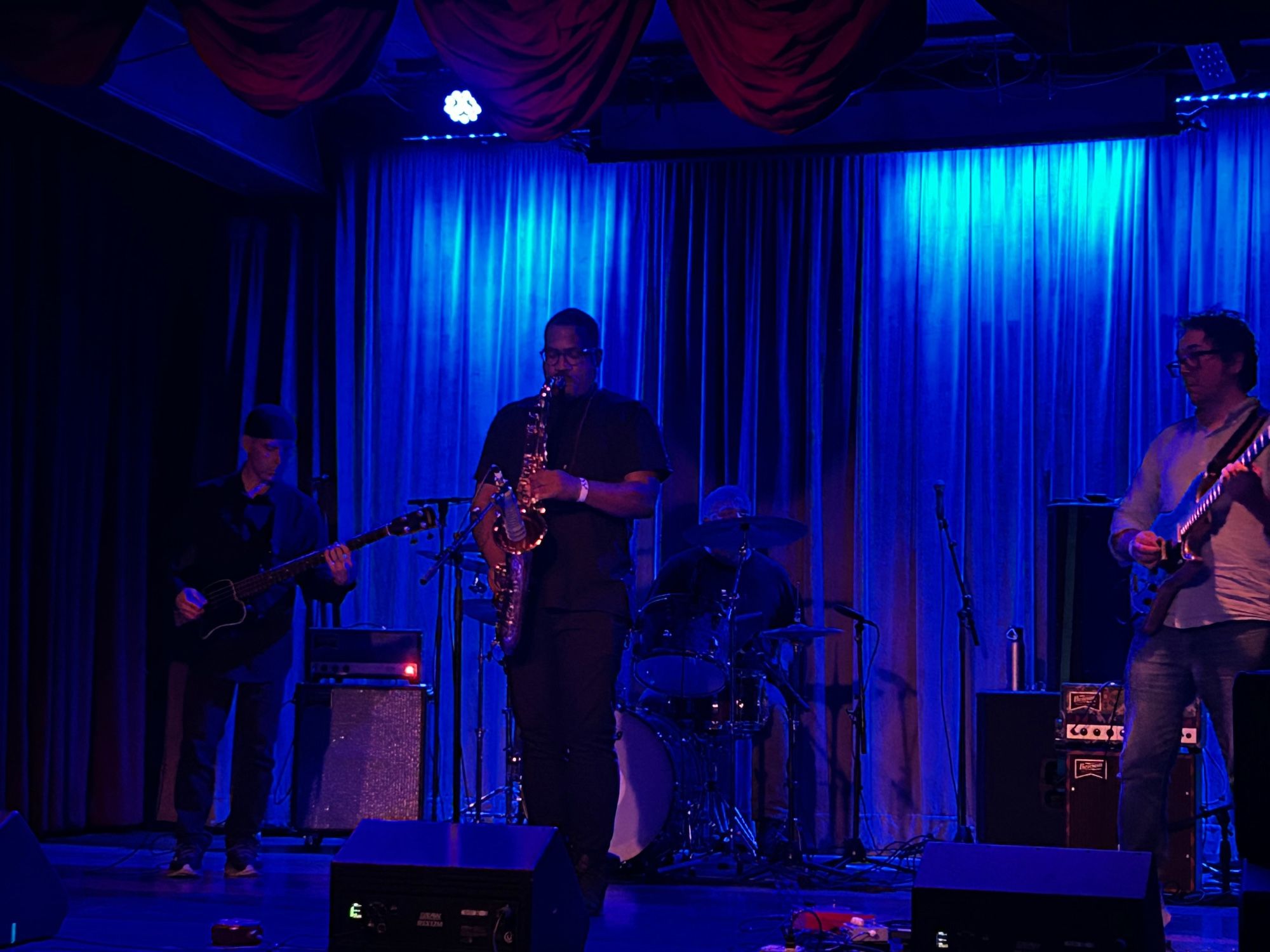 The Messthetics and James Brandon Lewis, photo, live in Tucson, Club Congress, Sept. 3, 2024