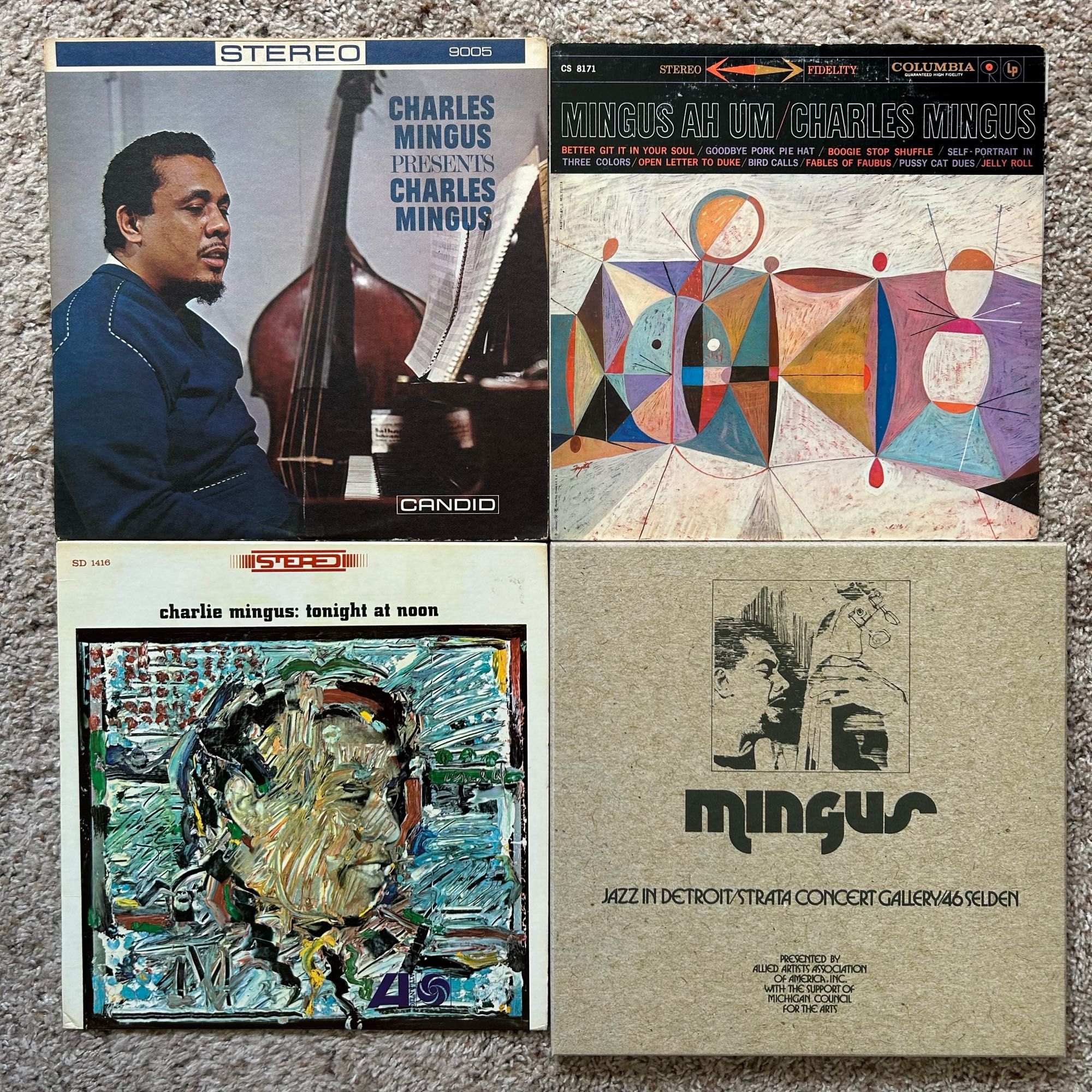 I’m photo of Charles Mingus vinyl records