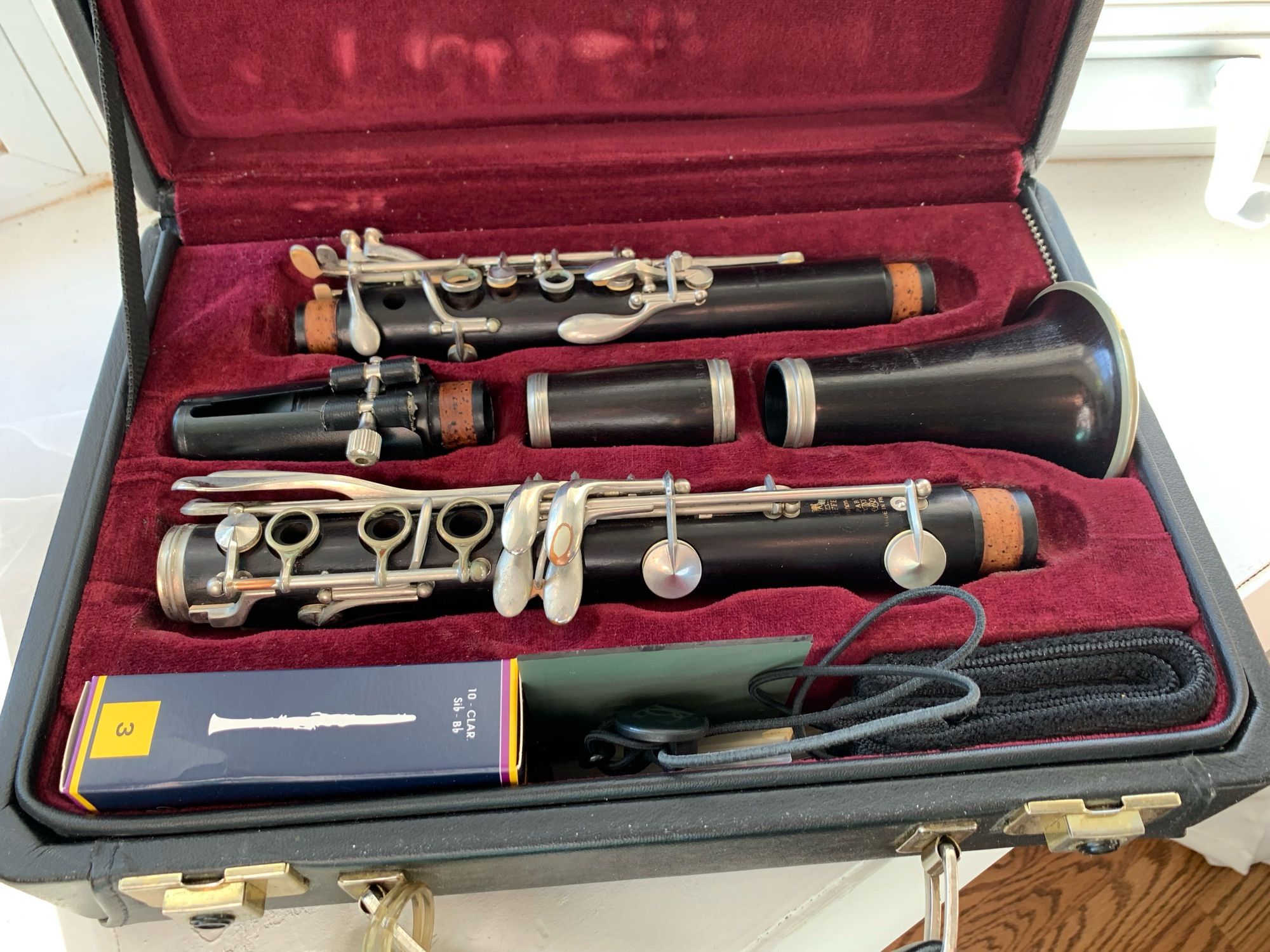 My well-used, 16-year-old Buffet R13 clarinet that helped me to reach first chair clarinet in my band status in high school (but failed me in college (may have been user error/burnout)).