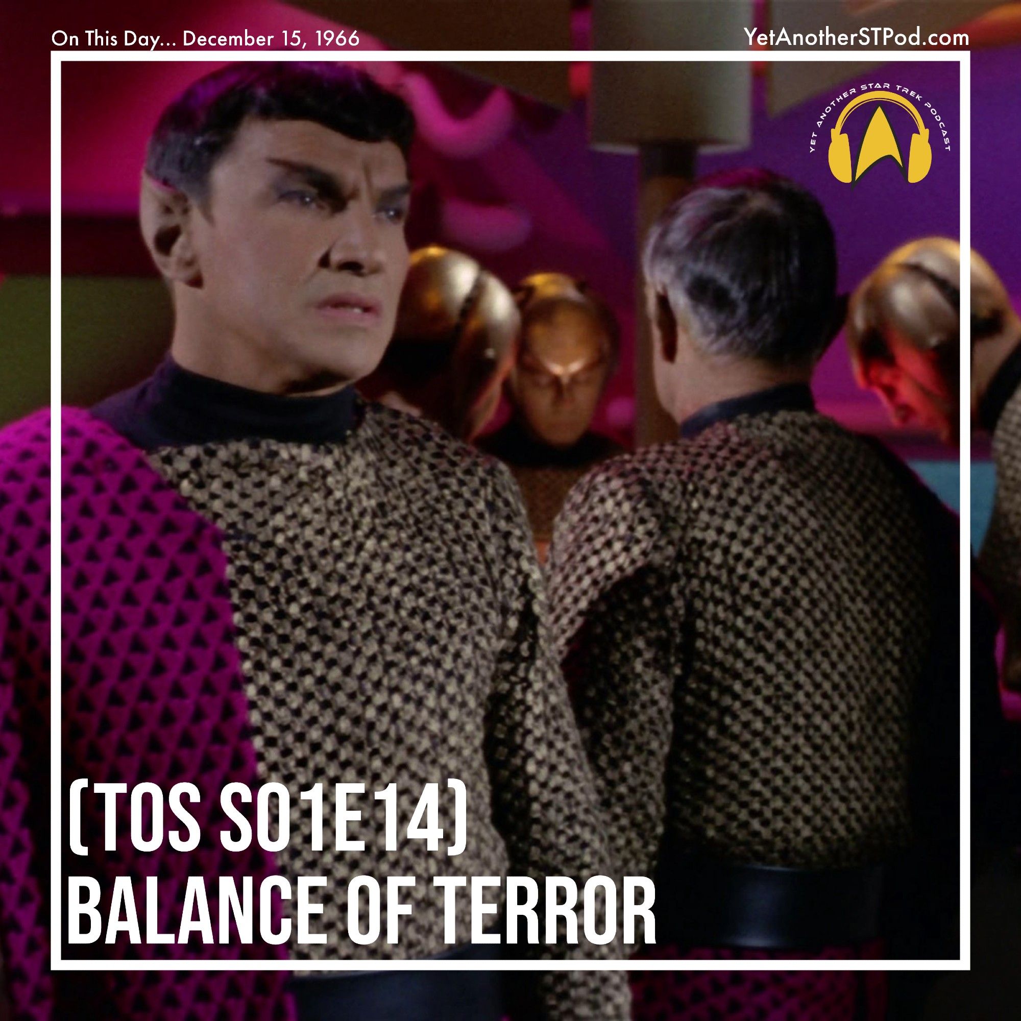 Mark Lenard as The Romulan Commander in "Balance of Terror"