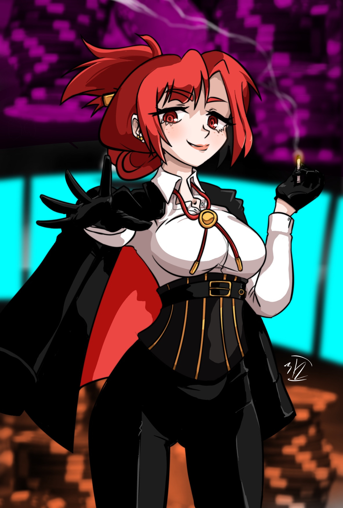 Morgan oftheDevil, hand outstretched, cigarette in other hand

I will never get tired of the Character Lastnamesource thing