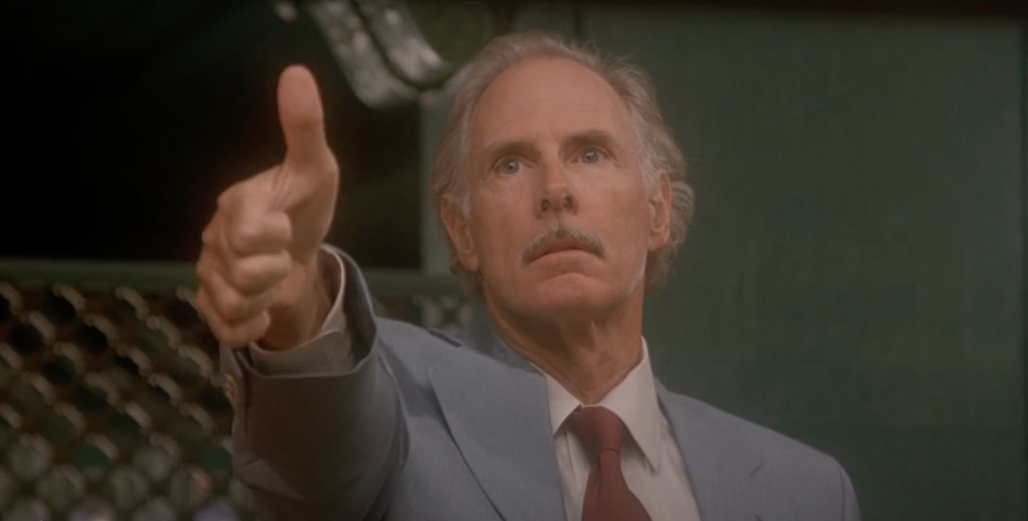 Bruce Dern giving a thumbs-up in Diggstown