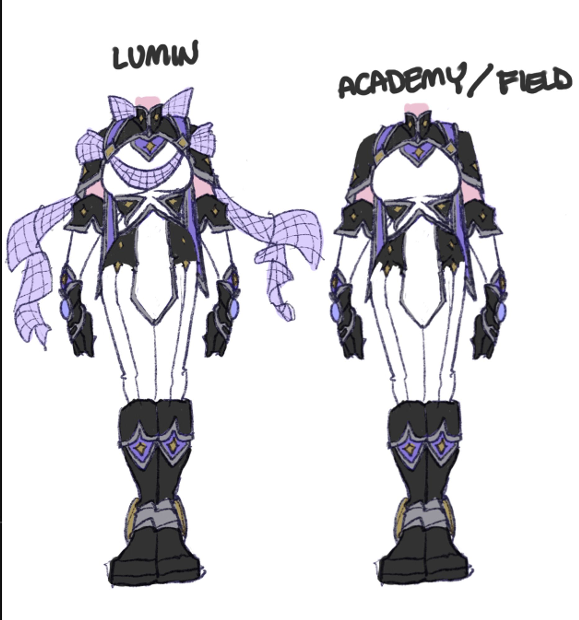 base uniform ALL Starlings get. 

Lumin are considered the next tier up from the base.