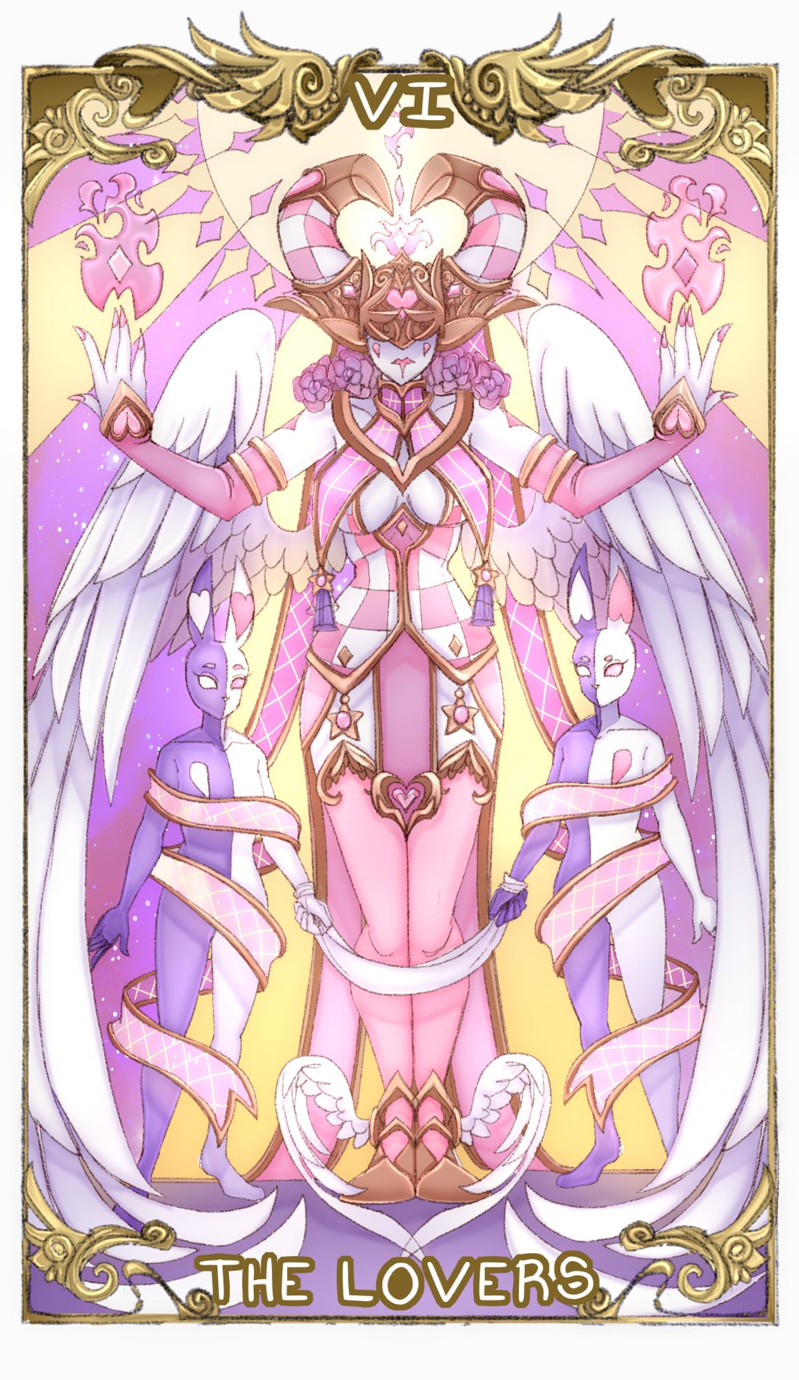 Asterope as The Lovers tarot card