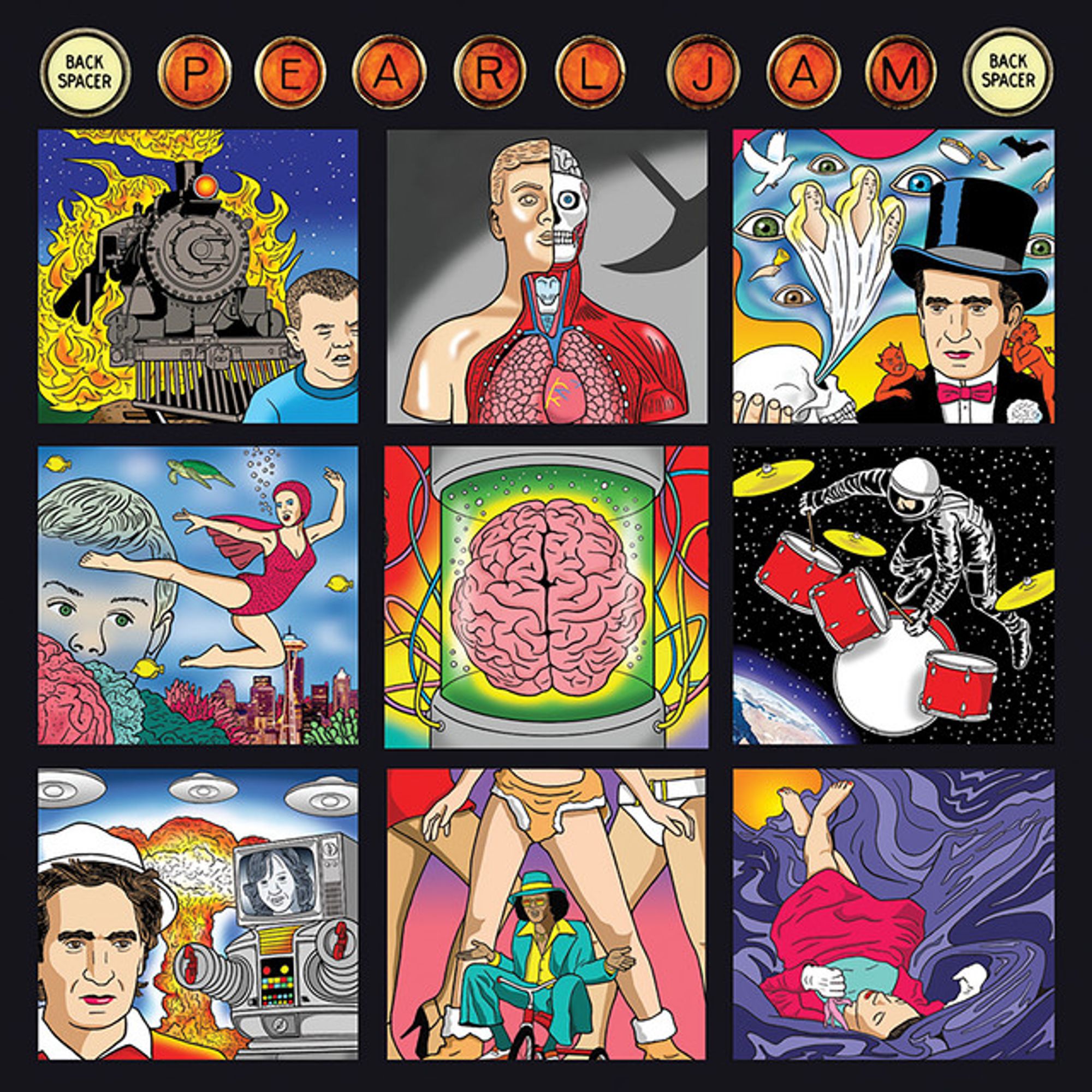 backspacer album cover art, by moi