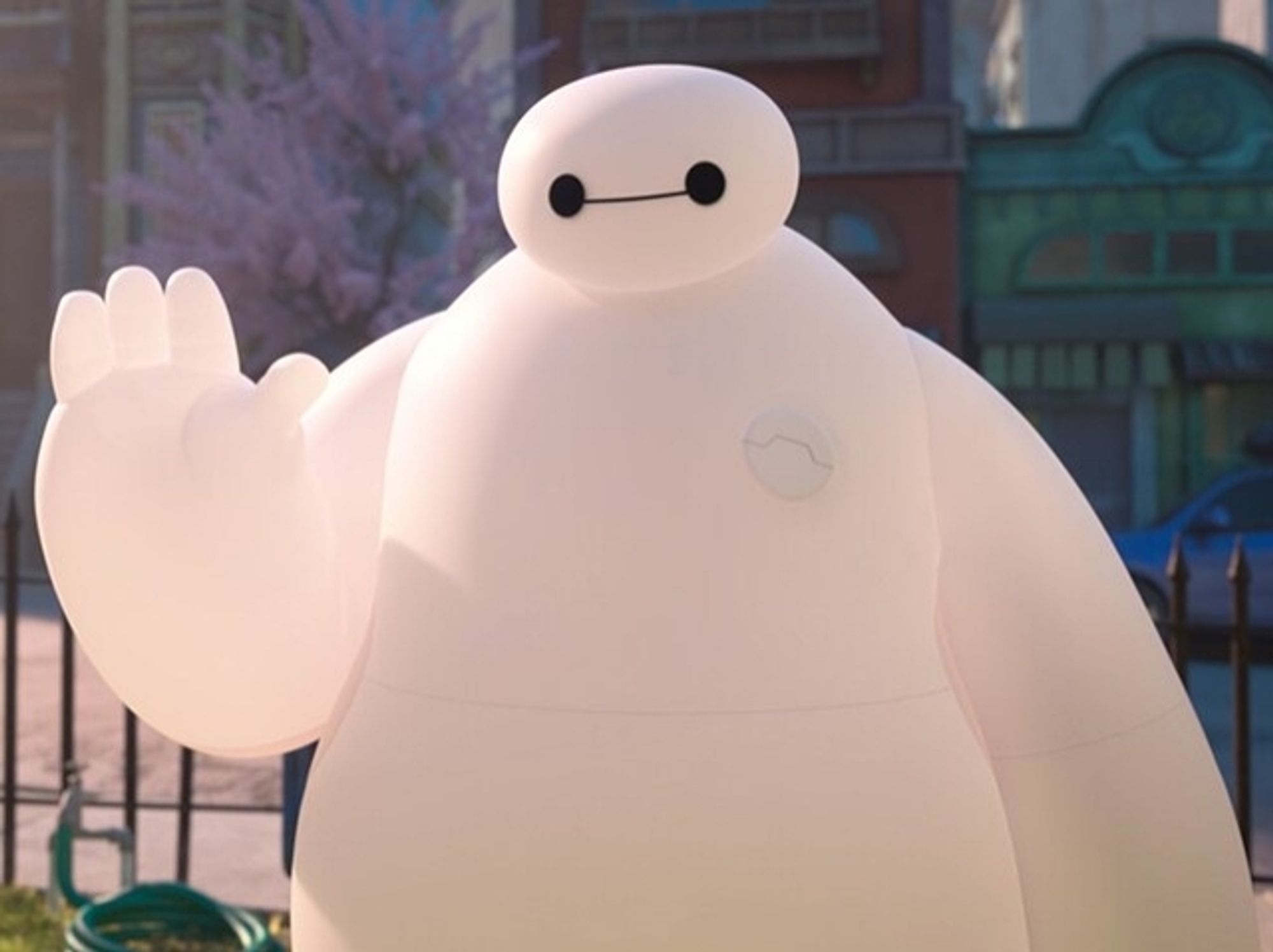 Baymax waving