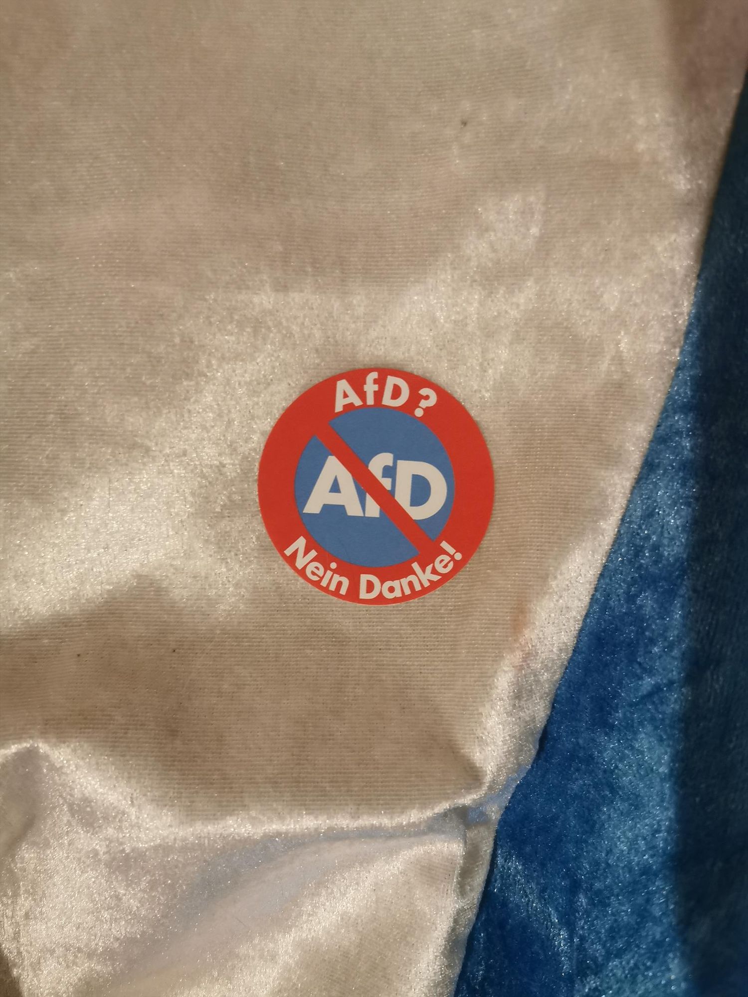 Sticker der die afd ablehnt 