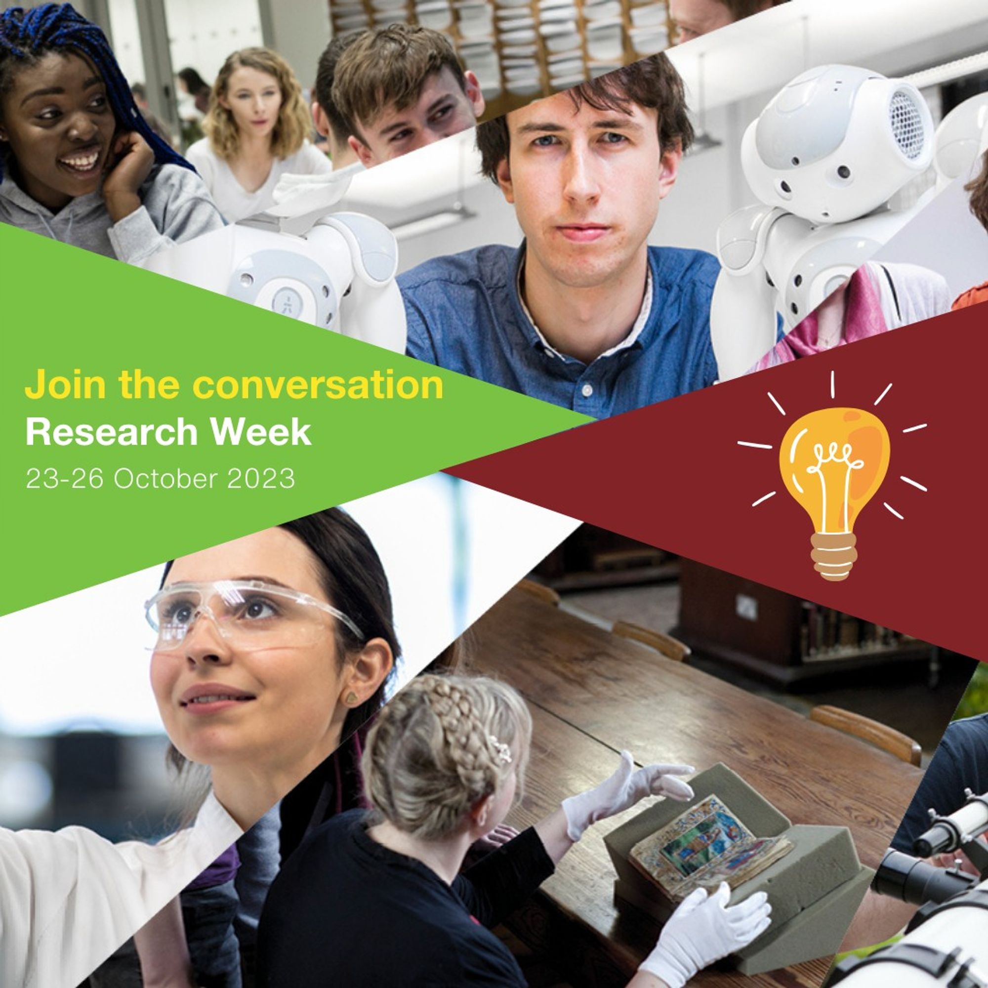 research week photo collage