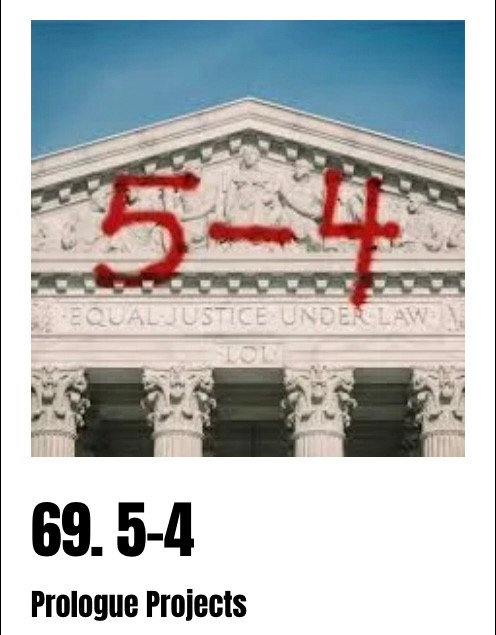 5-4 listed as the 69th greatest podcast of all time