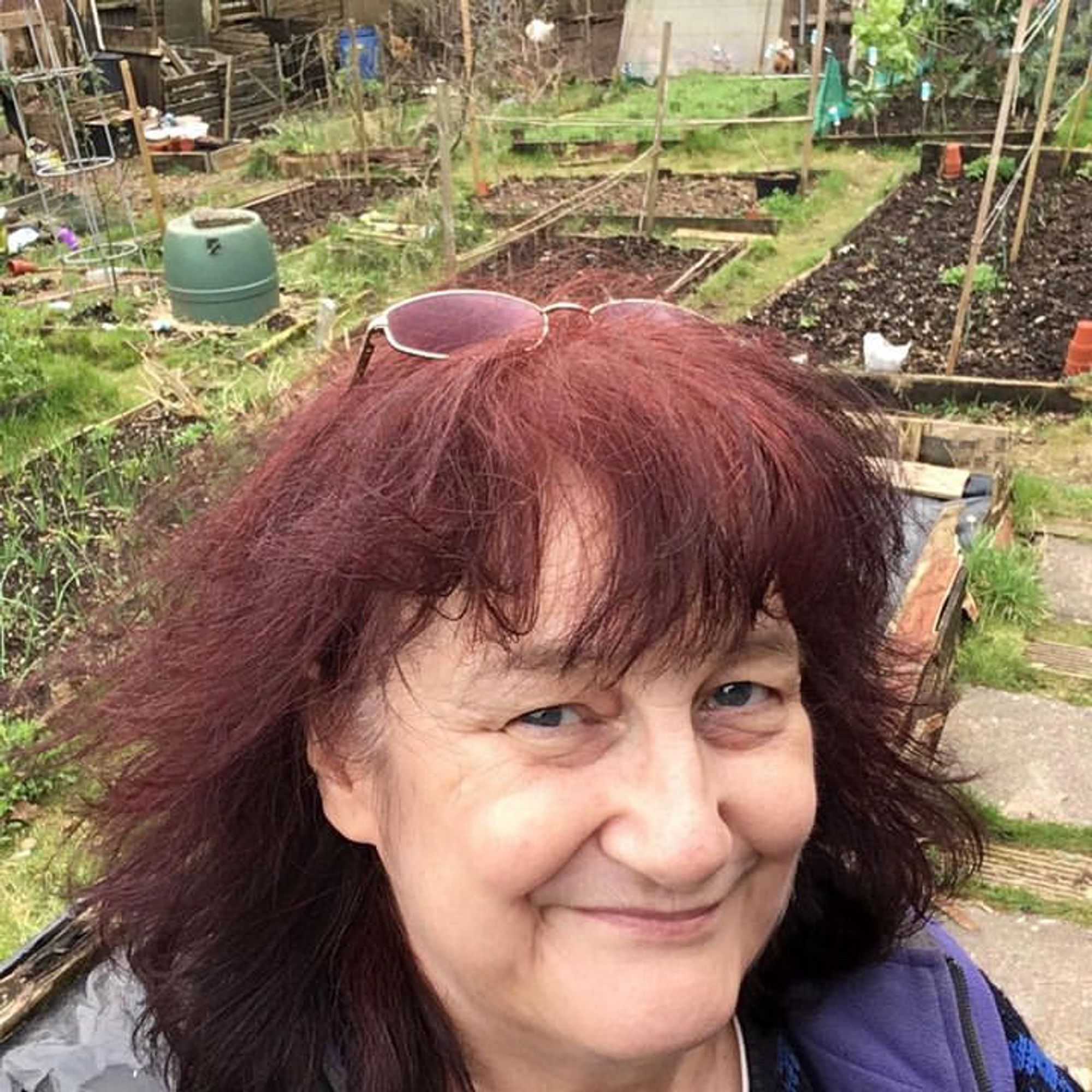 Selfie at allotment