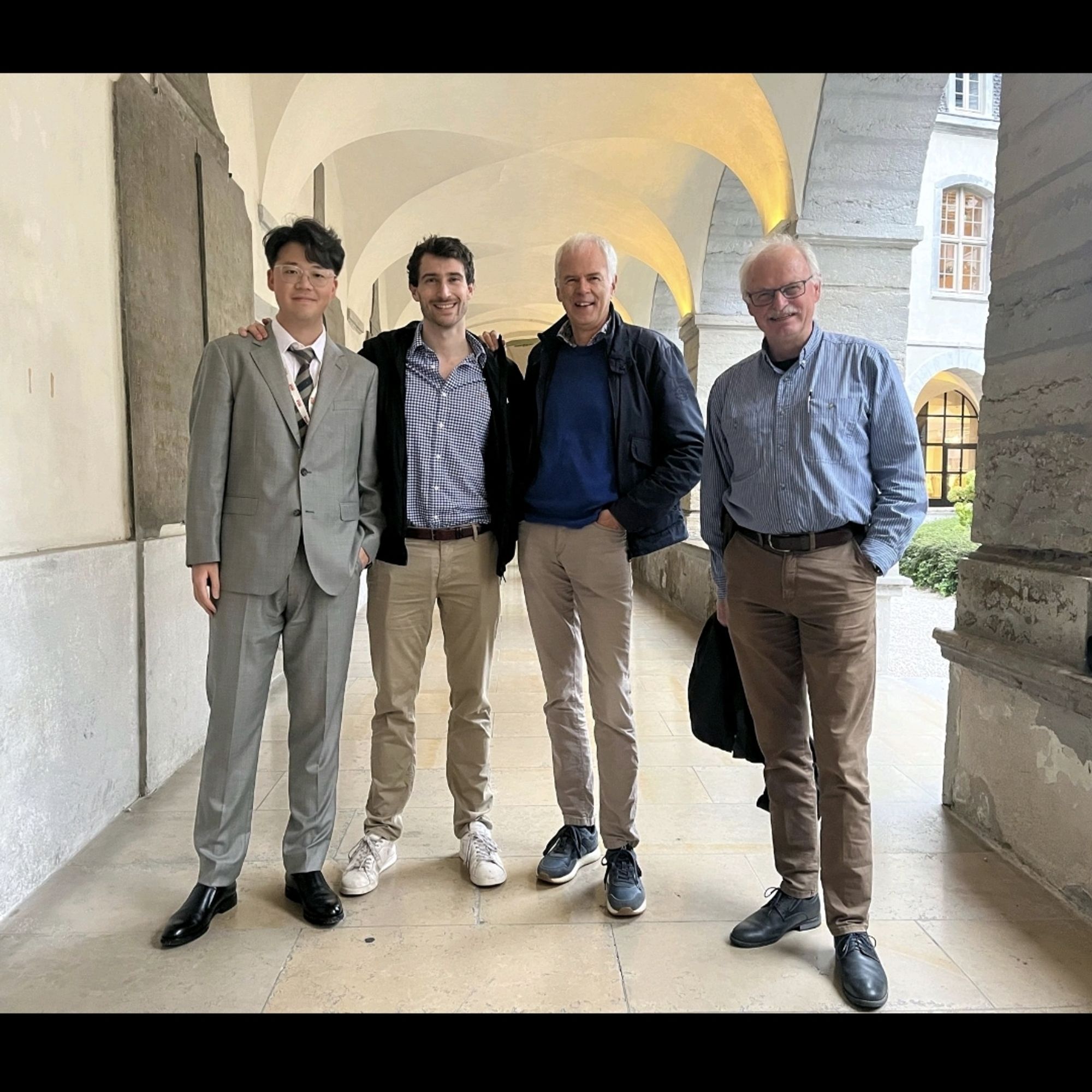 Yutong Niu and his industrial collaborators at the Polycondensation 2024 meeting in Lyon, France.