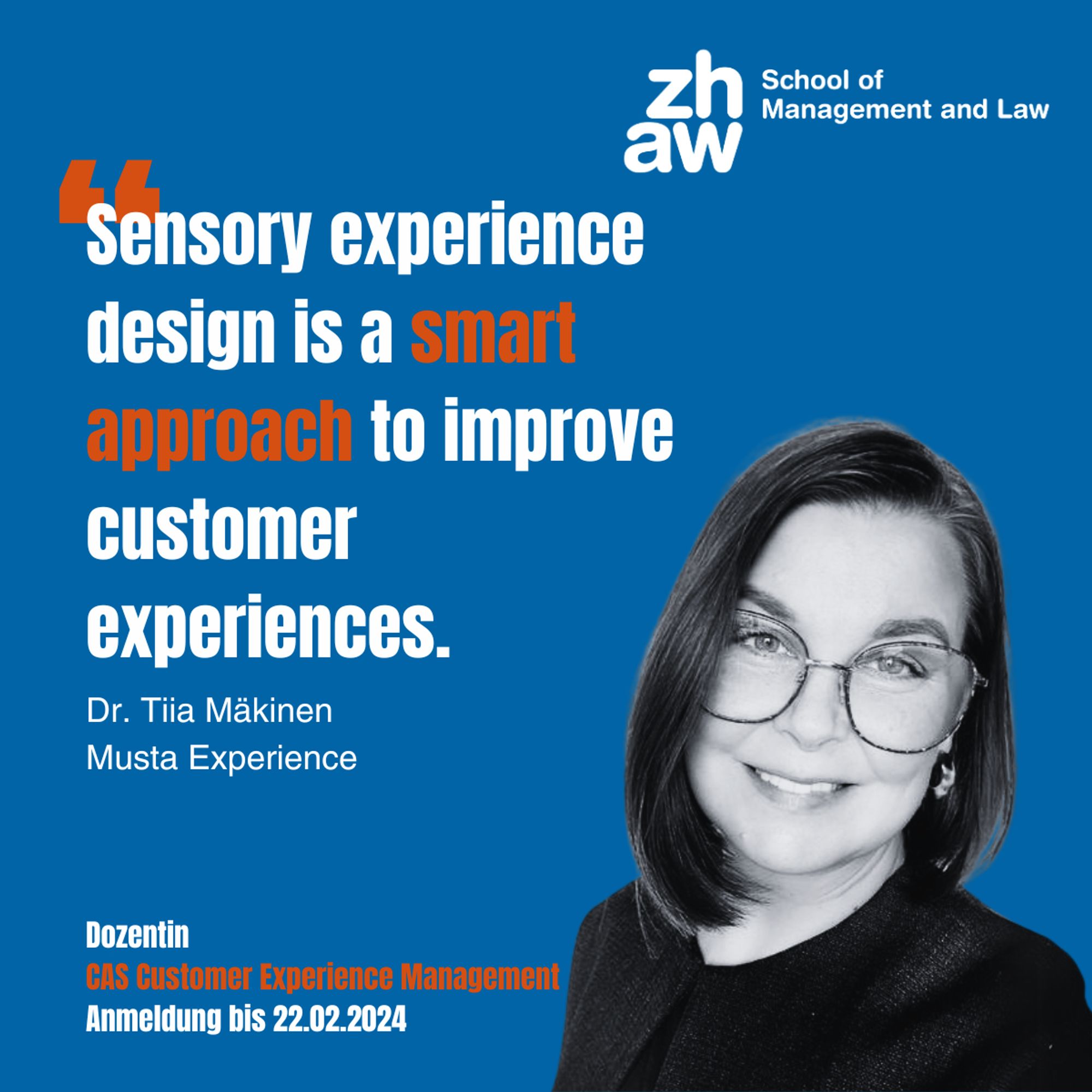 Tiia Mäkinen: Sensory experience design is a smart approach to improve customer expereinces.