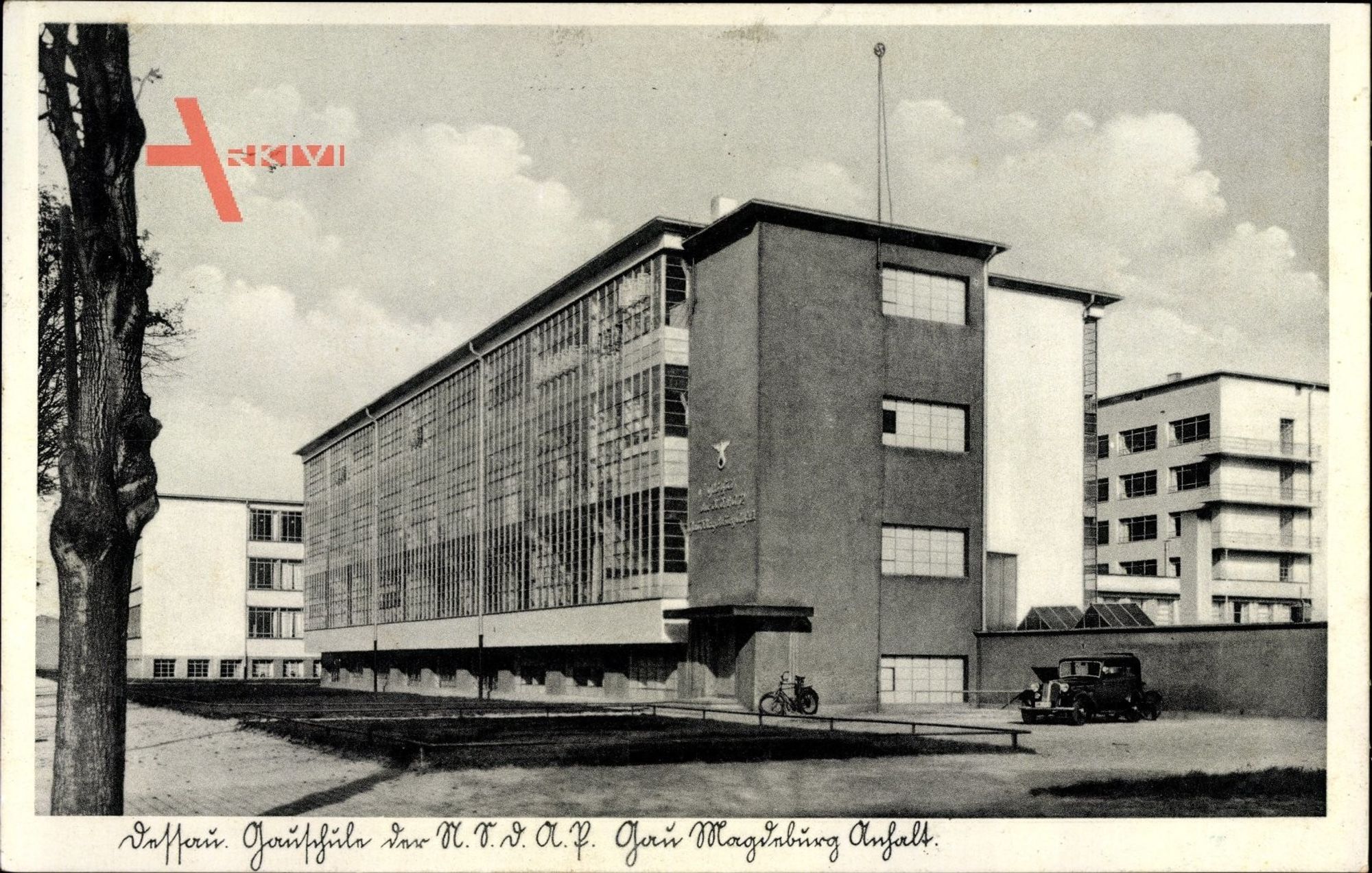 Gauschule der NSDAP, Gau Magdeburg-Anhalt nach Machtübernahme der Nationalsozialisten (bis 1933 Bauhaus Dessau)