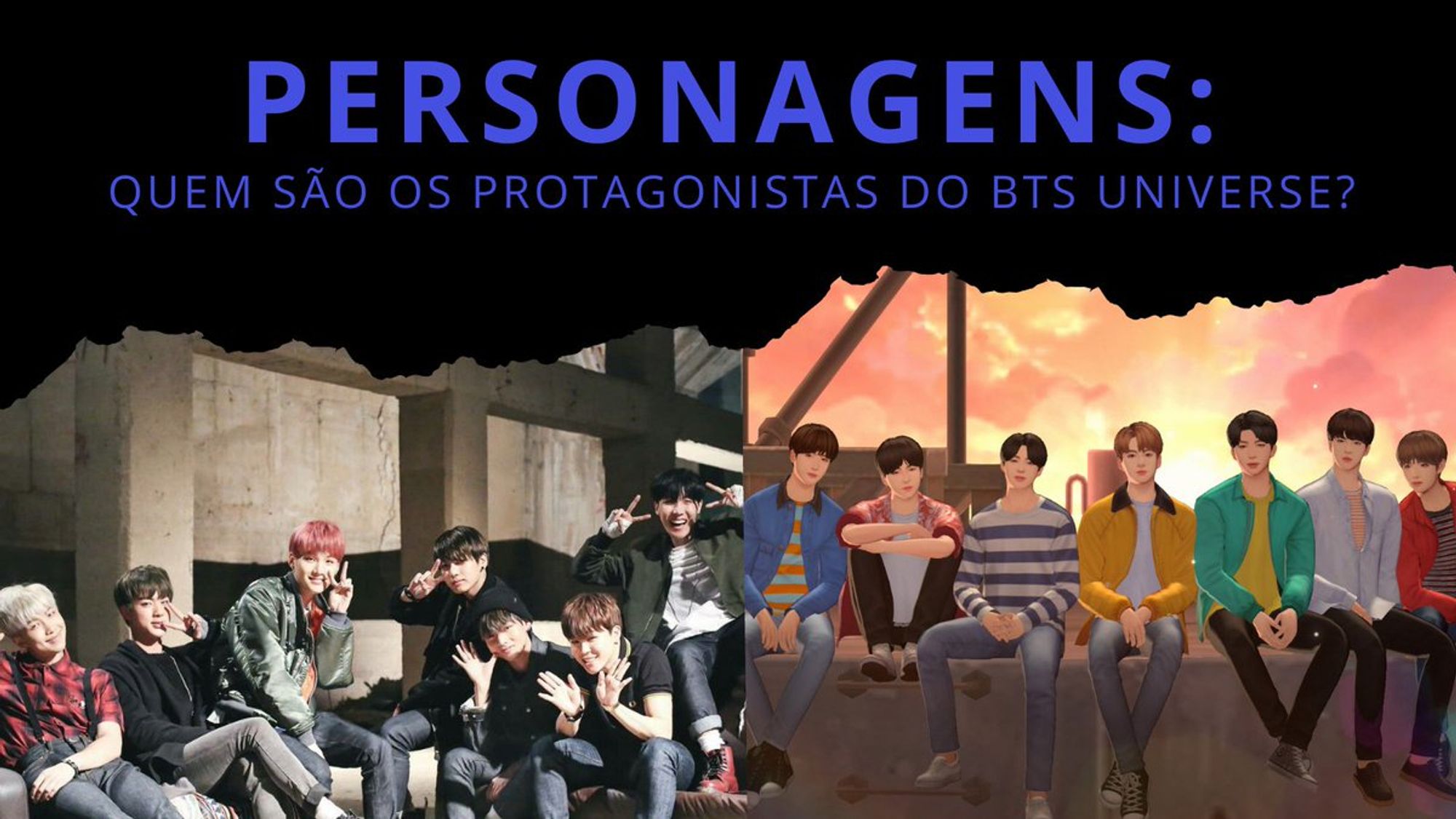 PERSONAGENS: Quem são os protagonistas do BTS Universe?