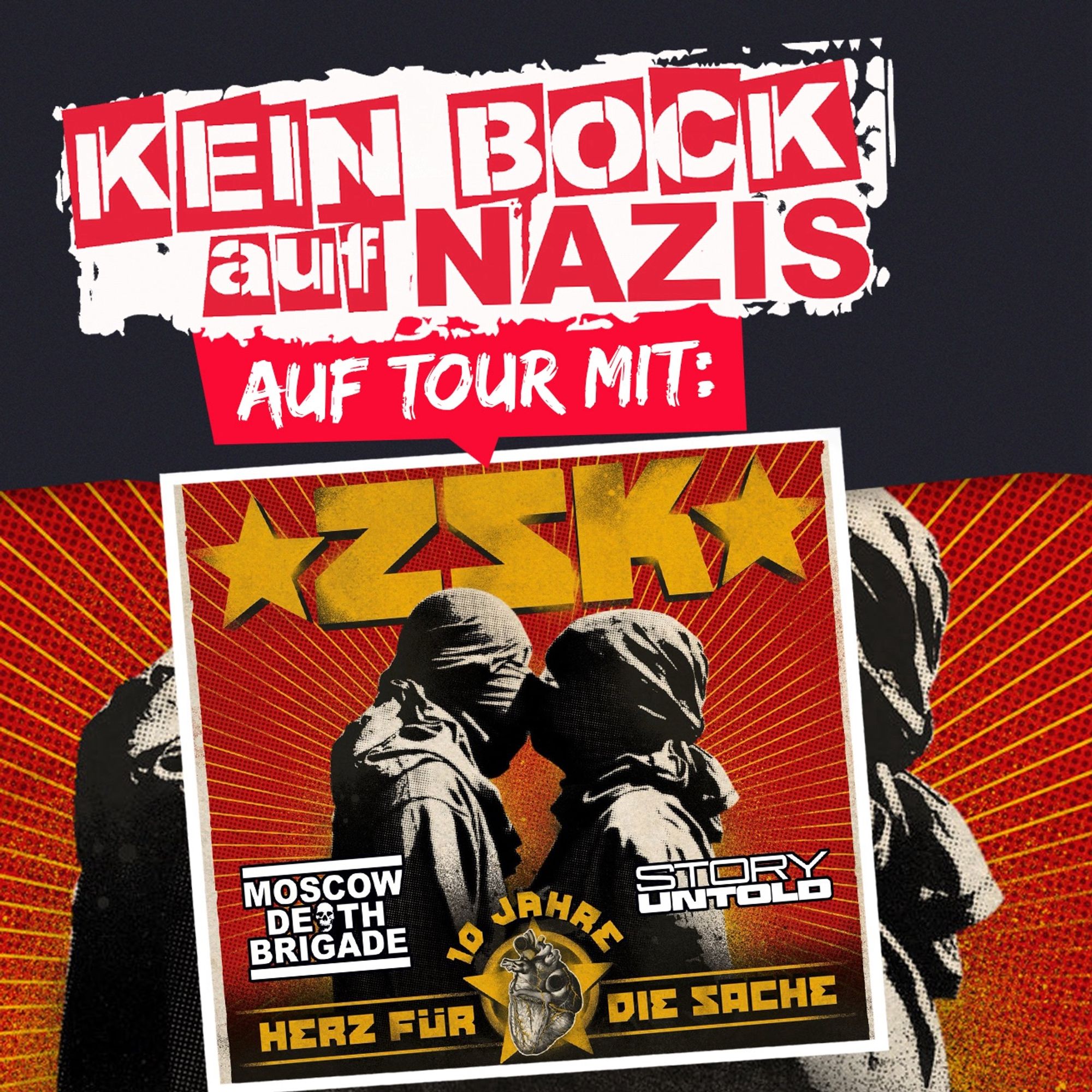 Tourposter von zsk hfds tour