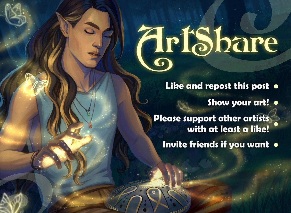 Artshare poster with rules! 