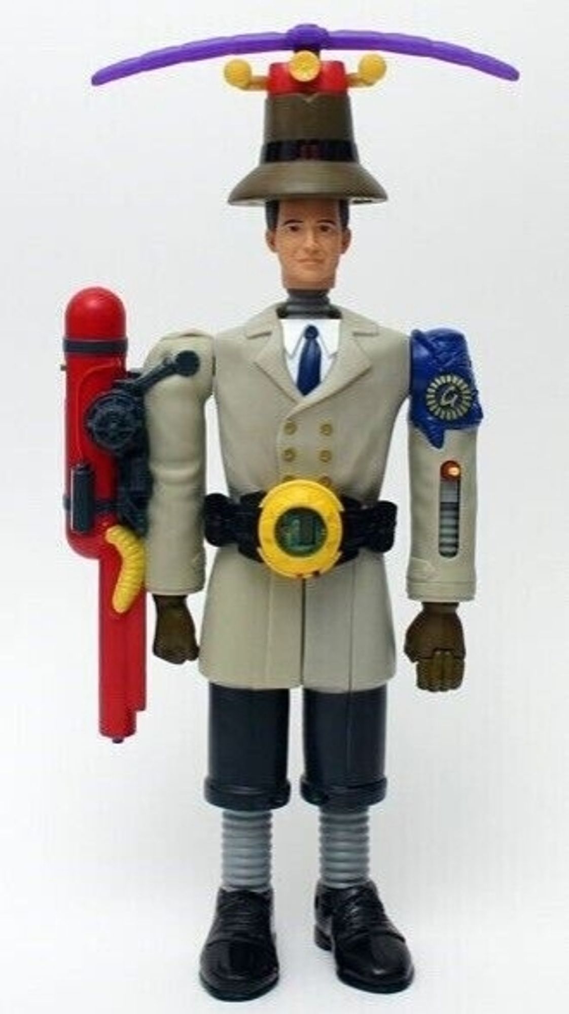 Inspector Gadget happy meal toy where each body part was a different toy from a different happy meal