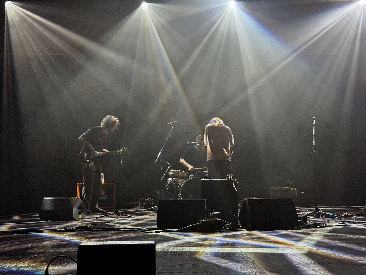 Alan with Cyrus Sparhawk on bass & Eric Pollard on drums 