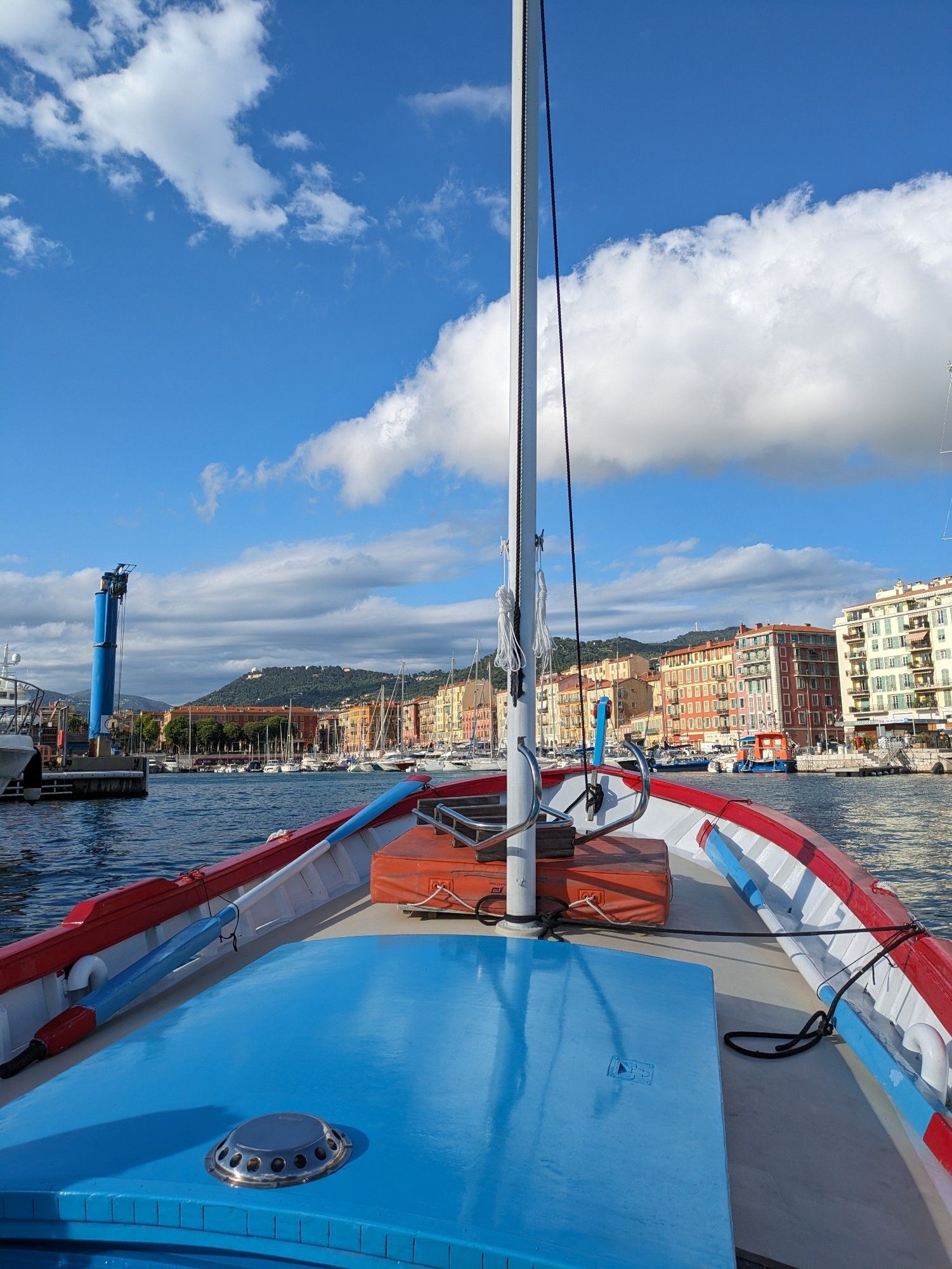 À bord du Lou Passagin, dans le port de Nice