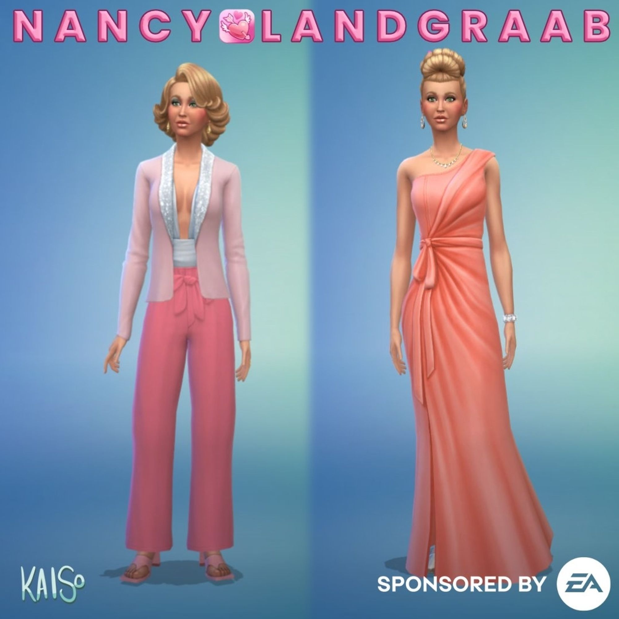 My Nancy Landgraab Lovestruck "Cupid's Corner CEO" makeover, her everyday and formalwear