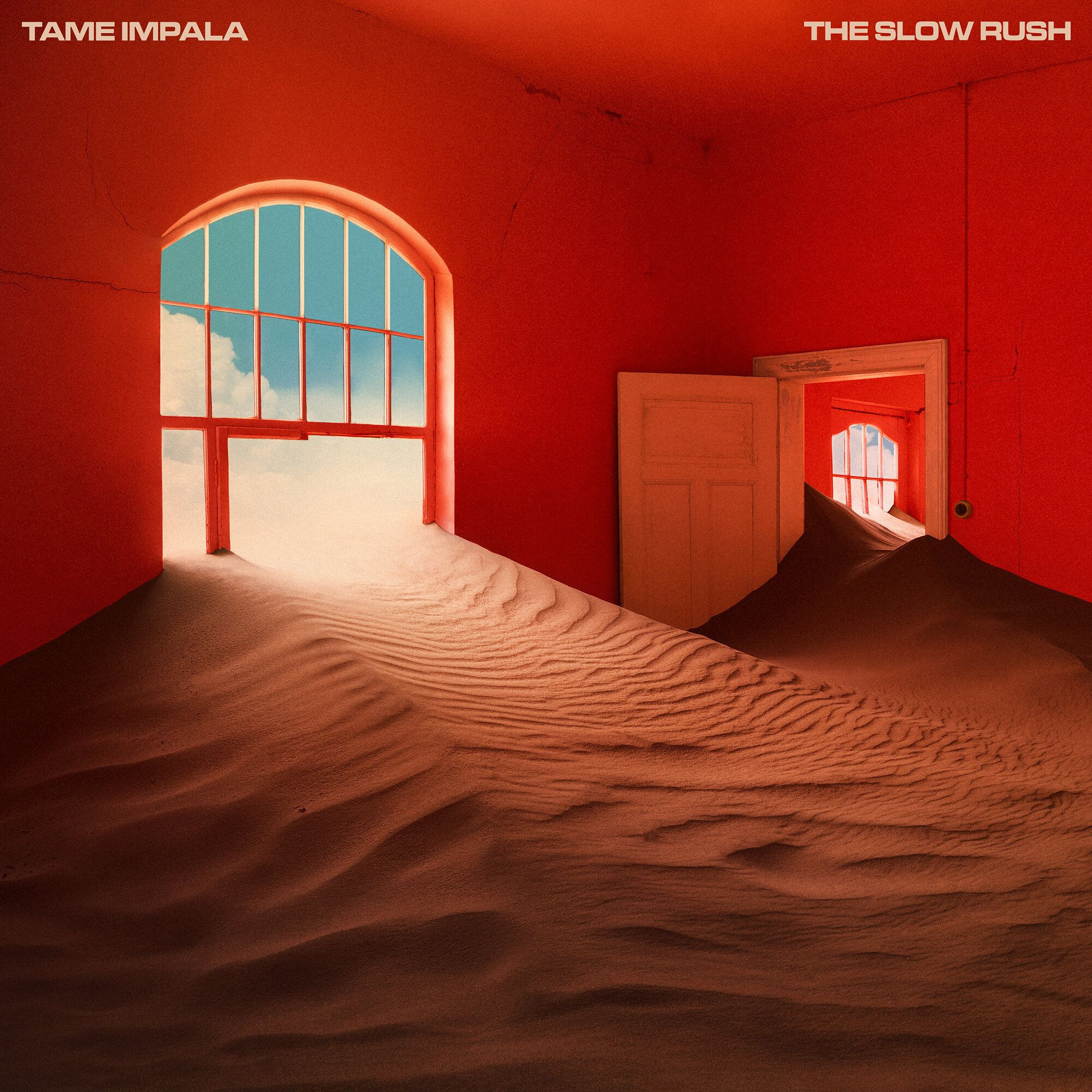 Capa do álbum "The Slow Rush", da banda Tame Impala