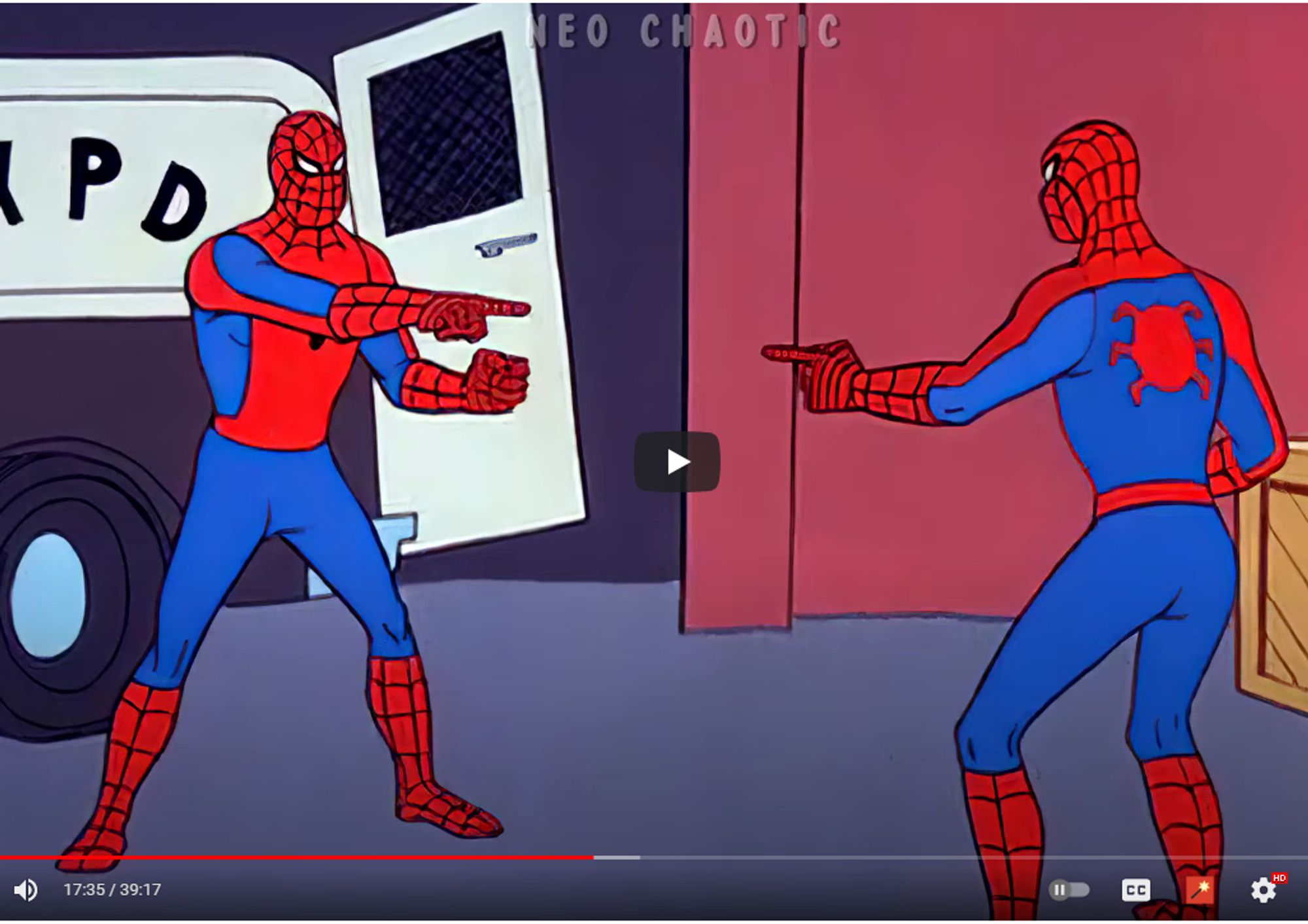 Meme image of two spidermans pointing at each other in shock and recognition
(because Andrew Garfield played Spiderman, and it is a running joke that Mark Lee is also Spiderman)