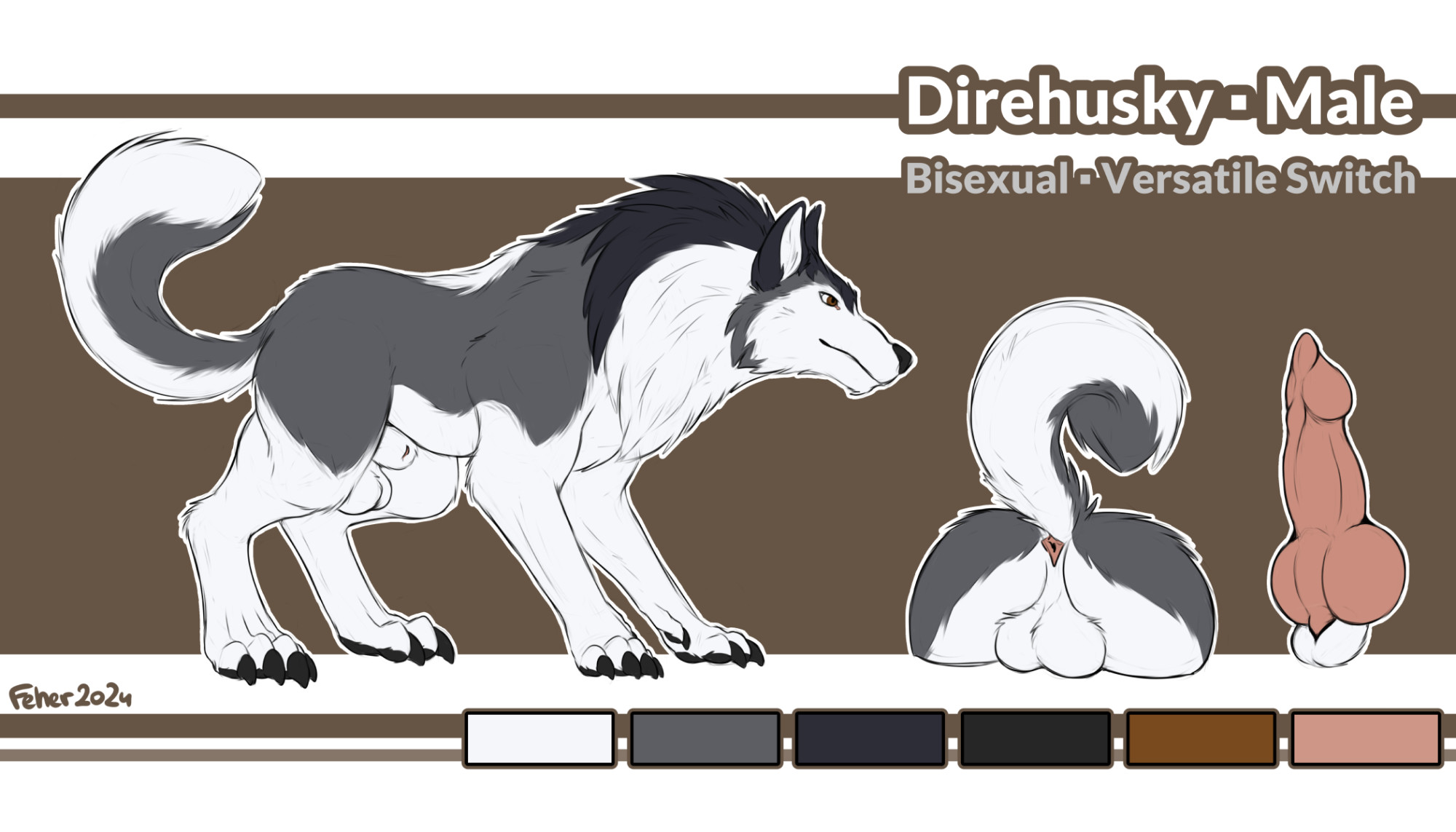 NSFW Direhusky REf Sheet