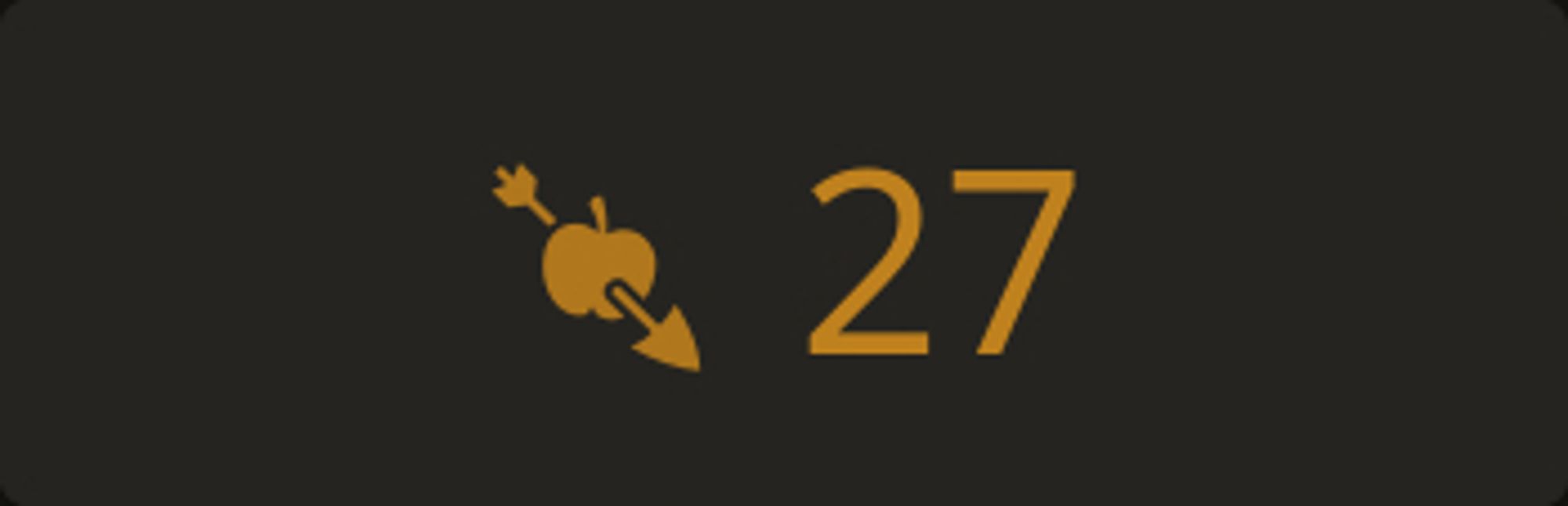 The counter for Puzzle Streak on Lichess showing 27 straight puzzles solved!