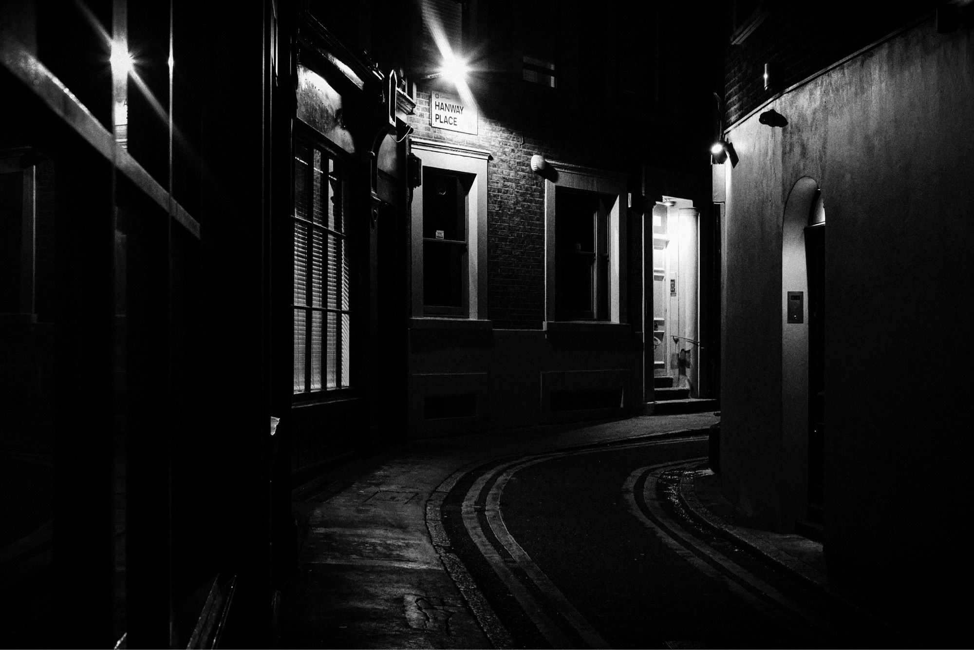 One of many London narrow streets