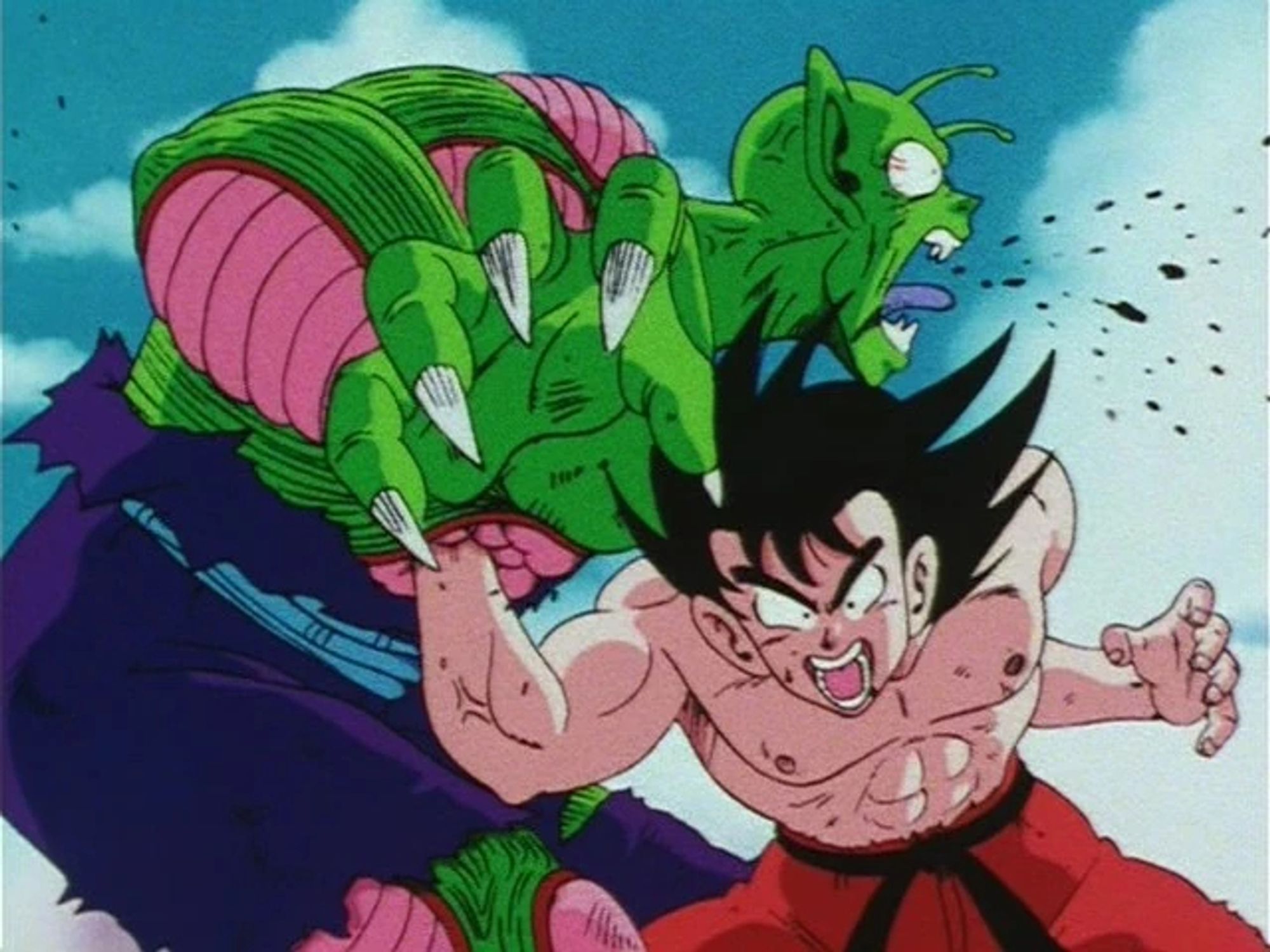 goku punching piccolo jr in the guts

goku socando piccolo jr na barriga