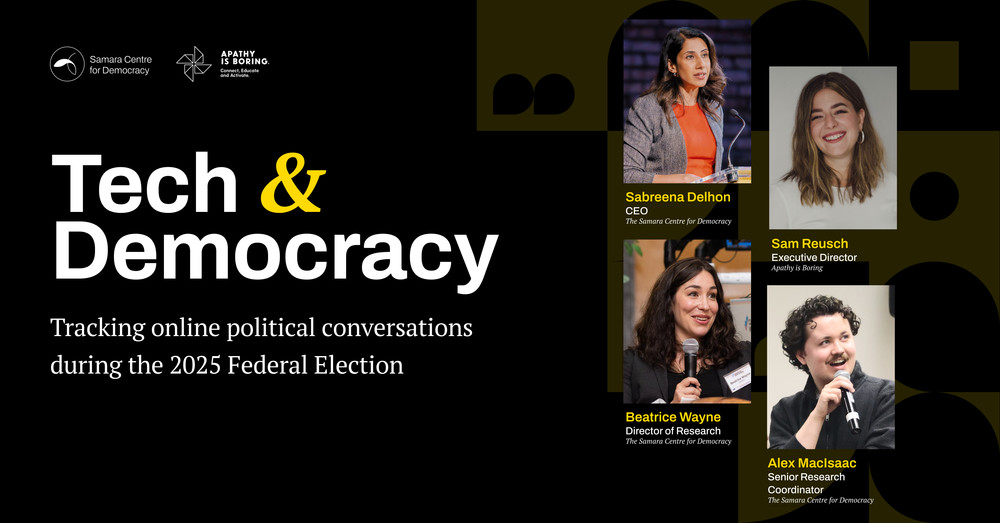 Tech & Democracy. Tracking online political conversations during the 2025 Federal Election