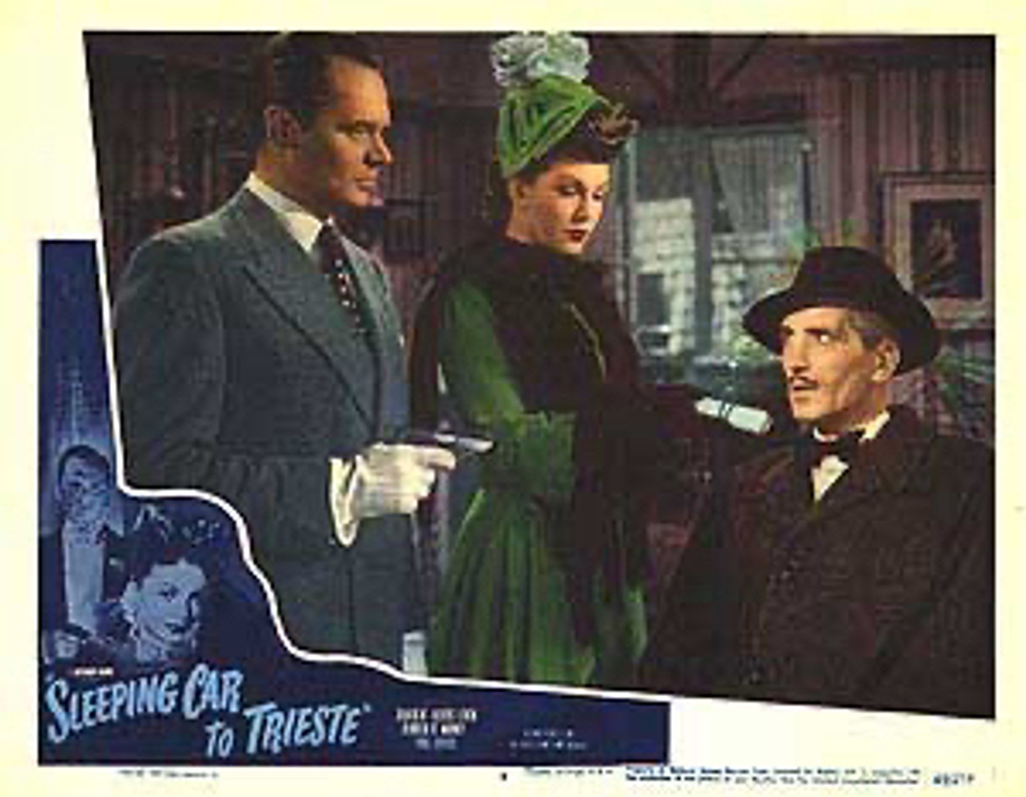 Lobby Card of film « sleeping car to trieste »