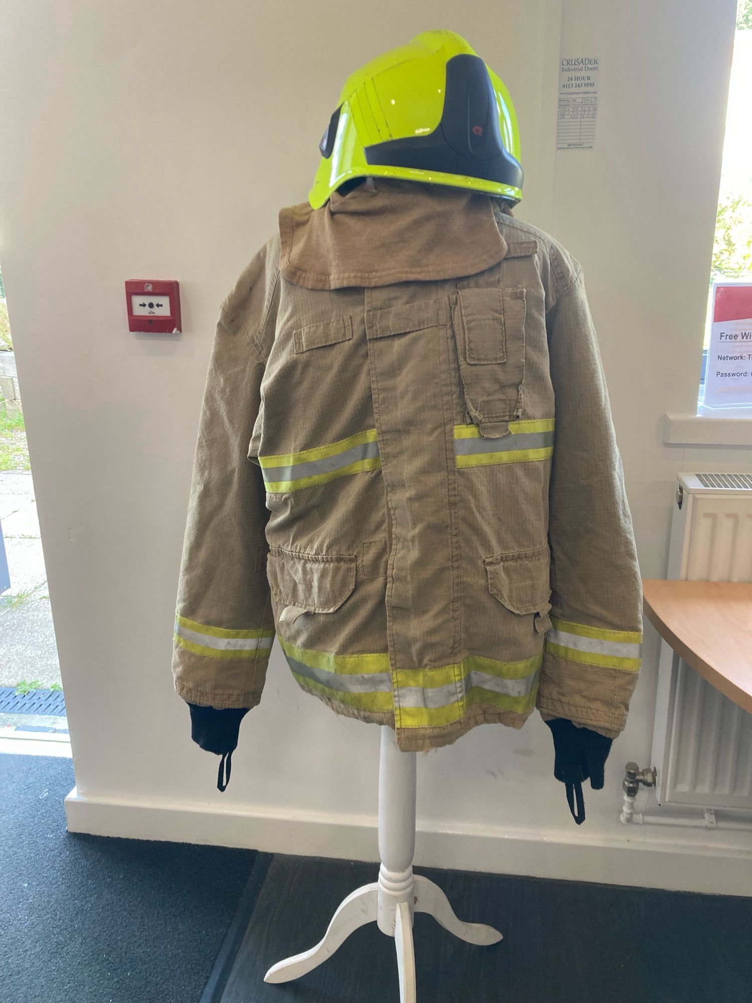 Female firefighter tunic