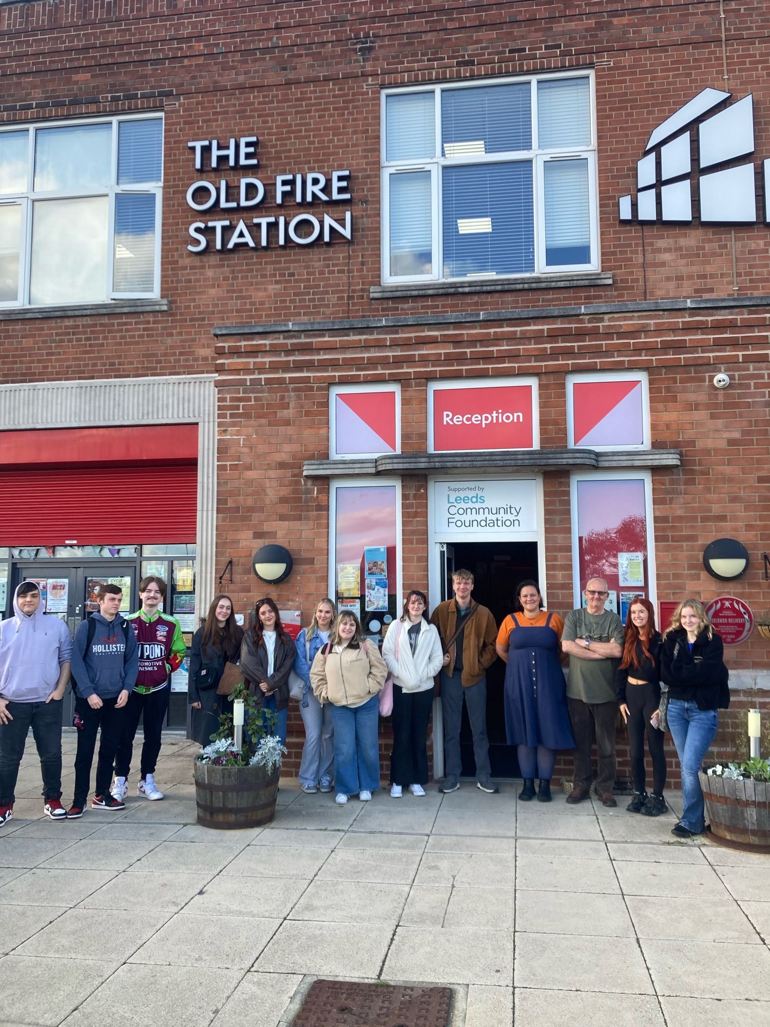 Old Fire Station, Gipton, site visit with Public History Students.