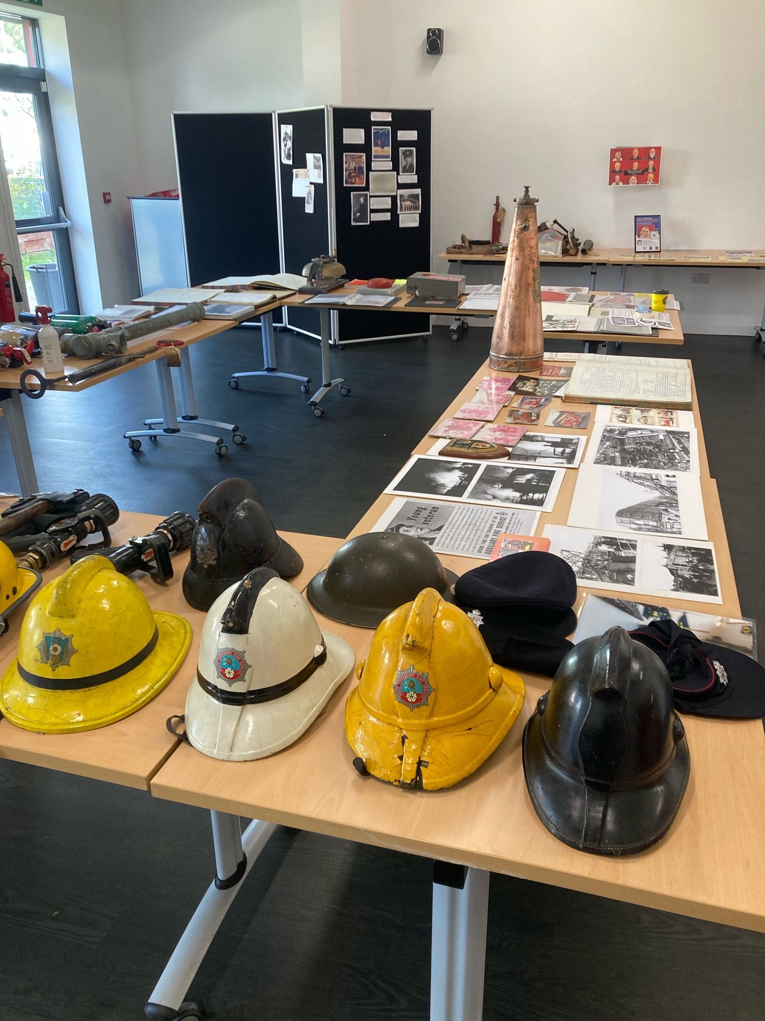 At Space2 with the Leeds Firefighters Heritage Group