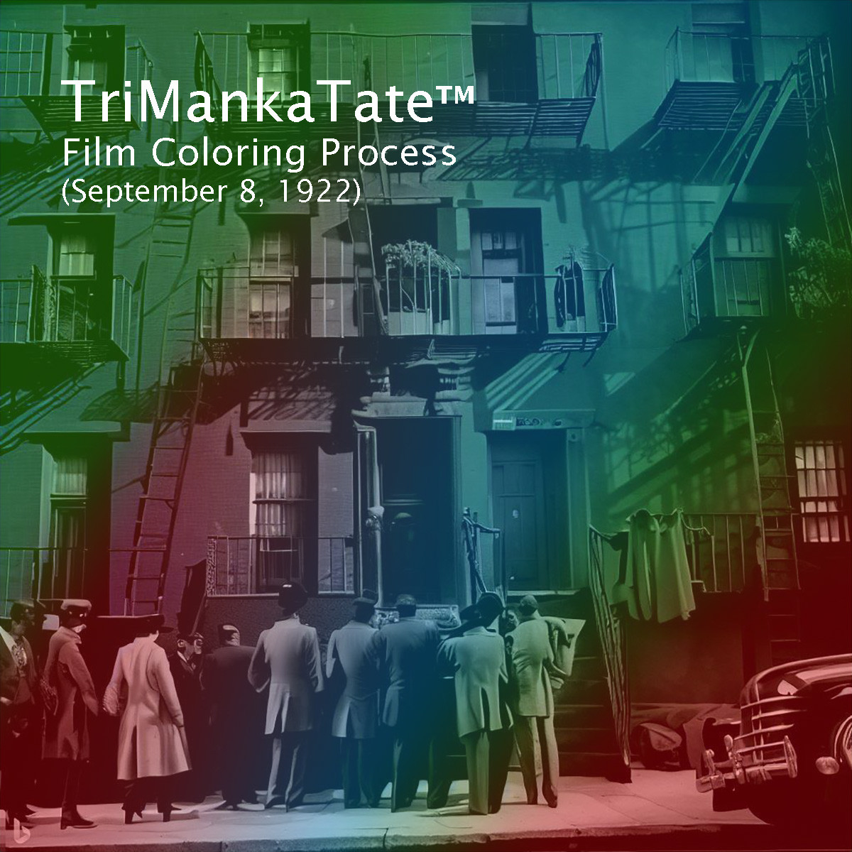 Image from a Manka Bros. silent film using the revolutionary TriMankaTate film coloring process - September 8, 1922