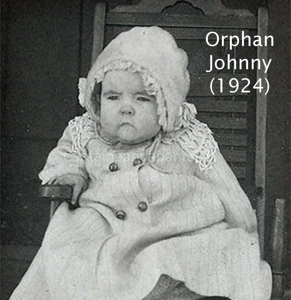 Photo of Orphan Johnny at Manka Bros. Studios - 1924