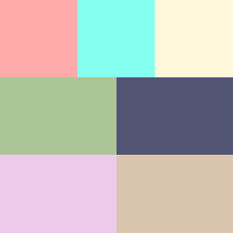 Light Colors by Harish Manikandan. A seven color palette with pastel vibes.