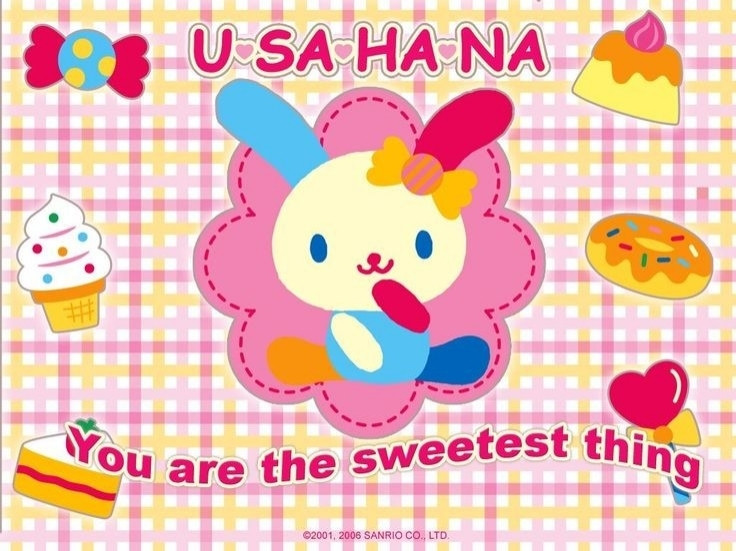 Usahana is a saniro character that is a bit unpopular it a bunny character