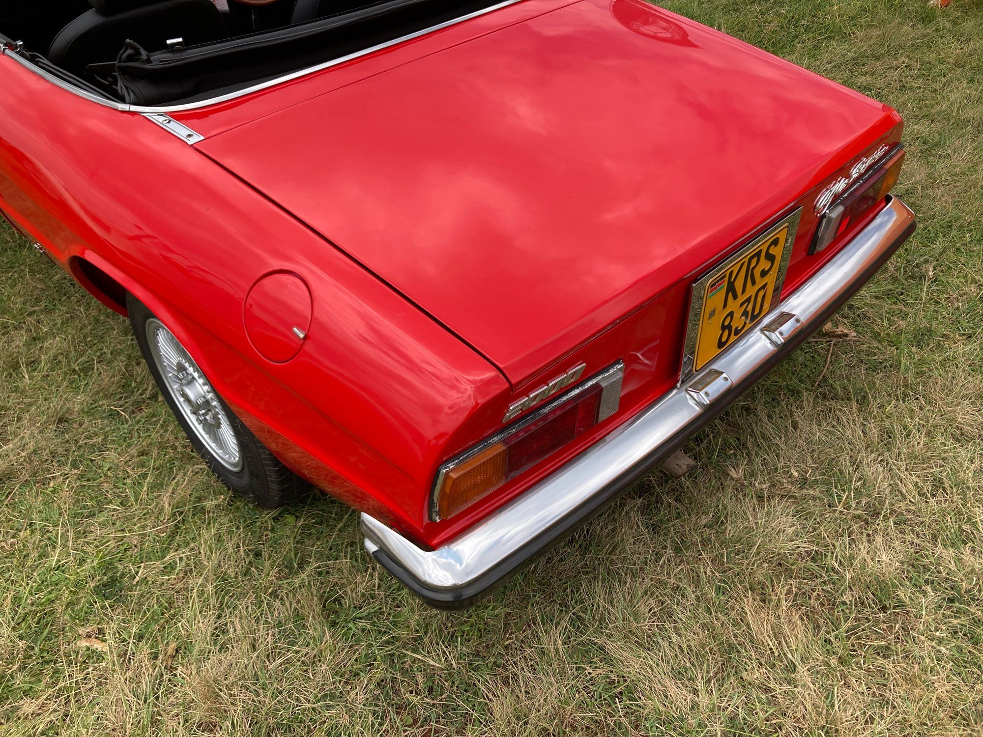 Alfa Romeo Spider at the Nairobi Concours d’Elegance.