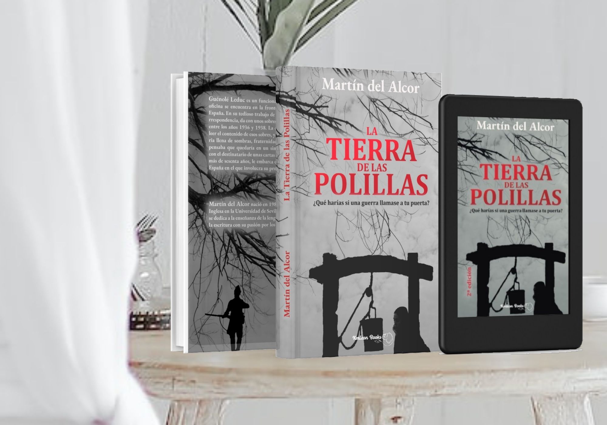 Imagen promocional de la novela 'La tierra de las polillas'.