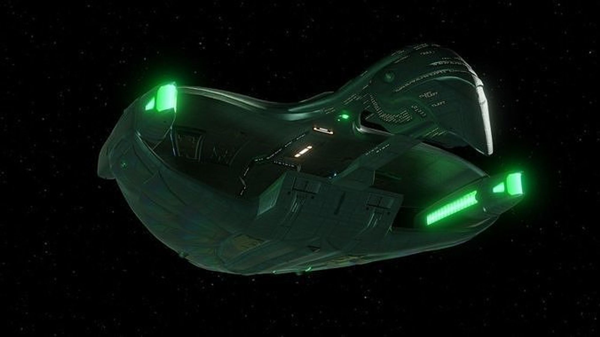 A D'Deridex Class Romulan Warbird.