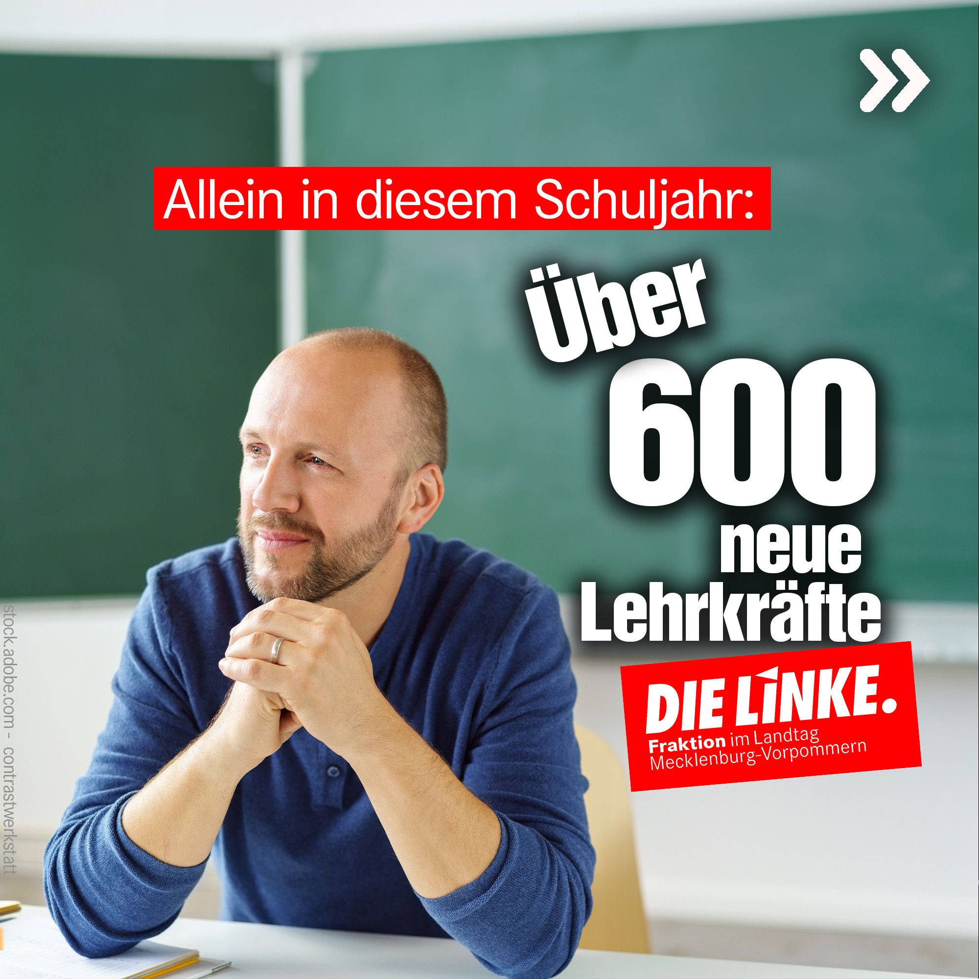 Allein in diesem Schuljahr: Über 600 neue Lehrkräfte