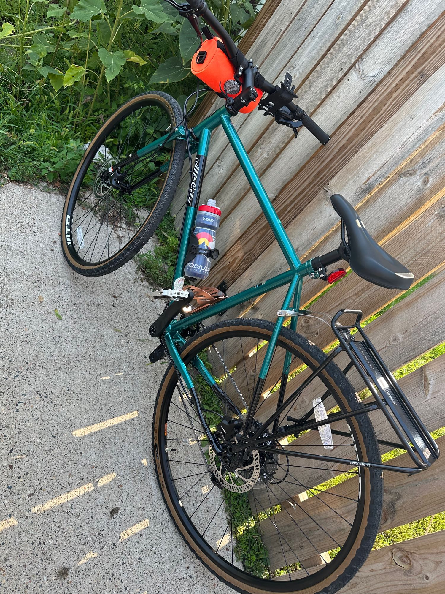 All city super professional bike in jade green 
