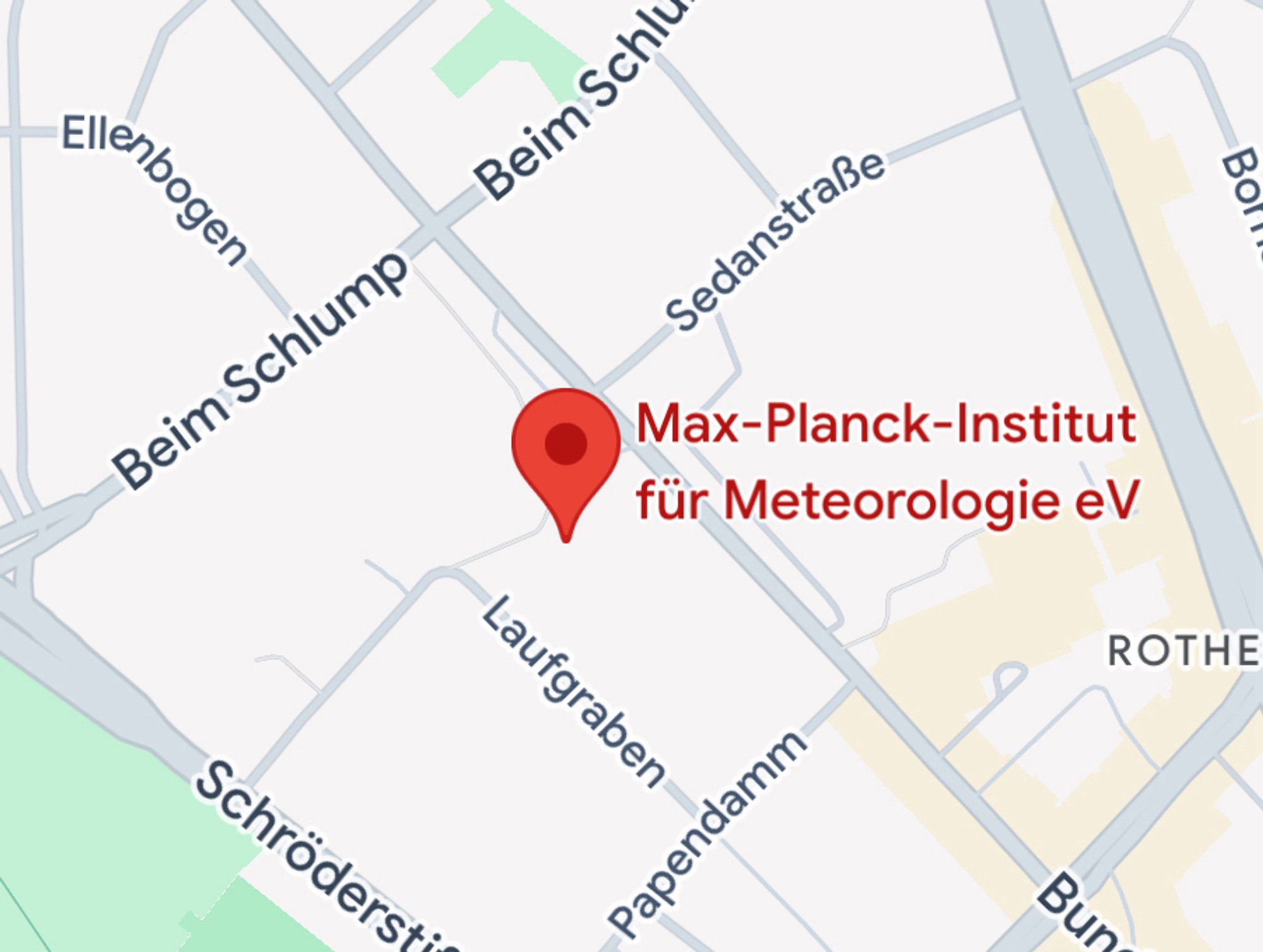 Screenshot vom mpil für Meteorologie in Hamburg