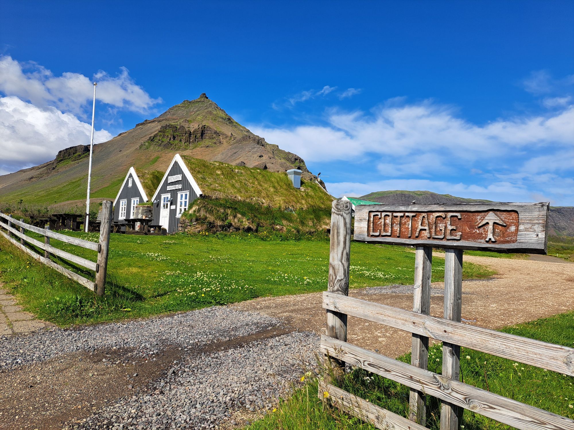 Hamlet in Snaesfellnes Peninsula, Iceland.