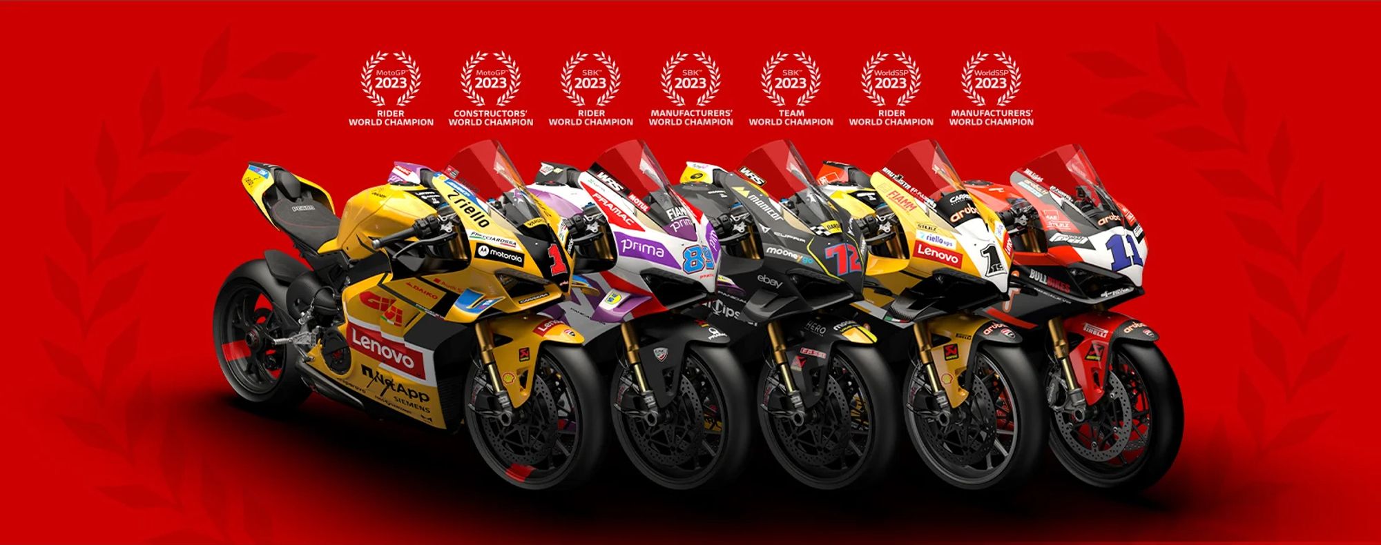 Limited Edition Ducati Panigale V4/V2 Race Replica motorcycles