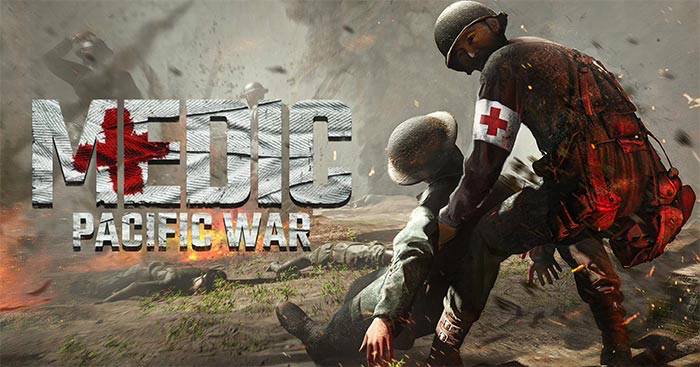 Cover art for upcoming video game medic pacific war