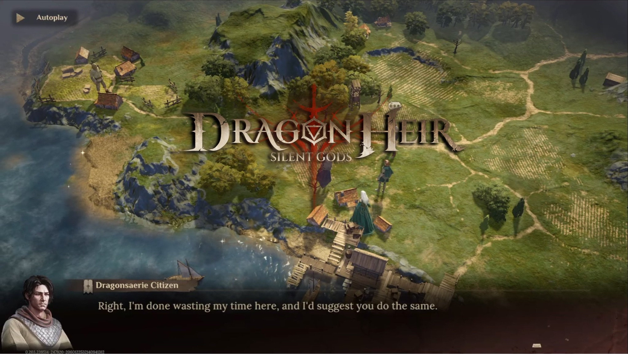 Screenshots of the RPG game Dragonheir