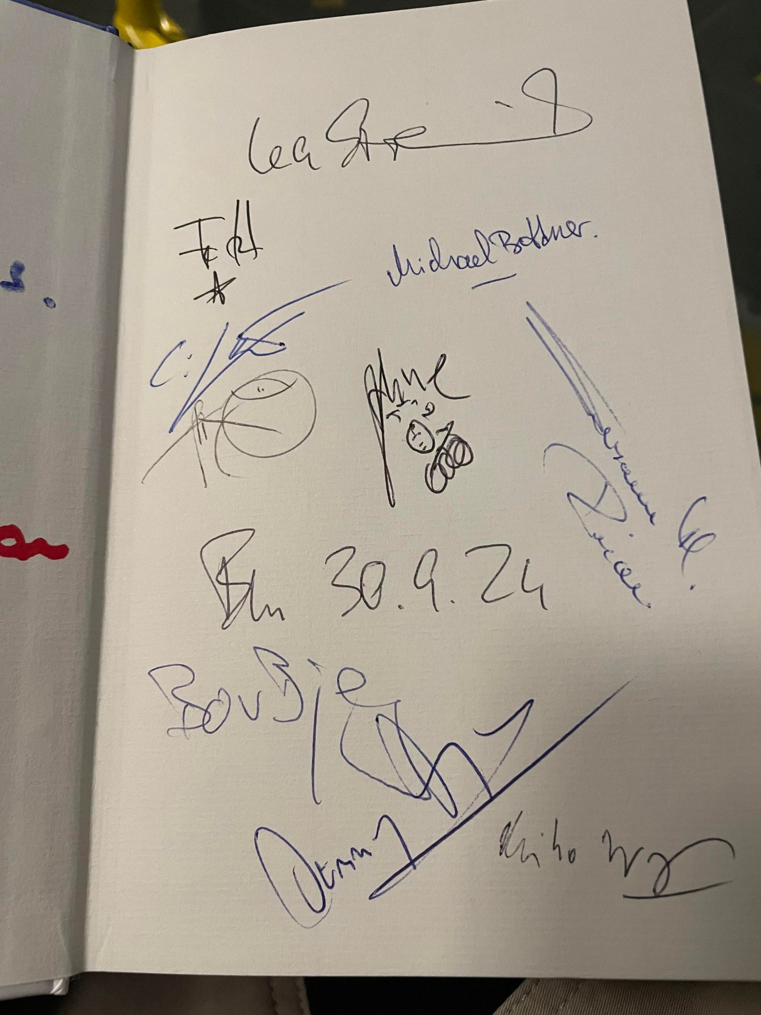 Signaturen im Buch